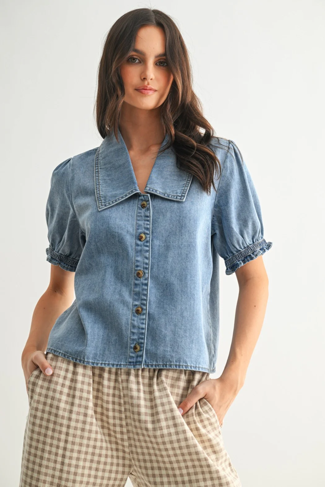 Adelaide Denim Top - Image 6