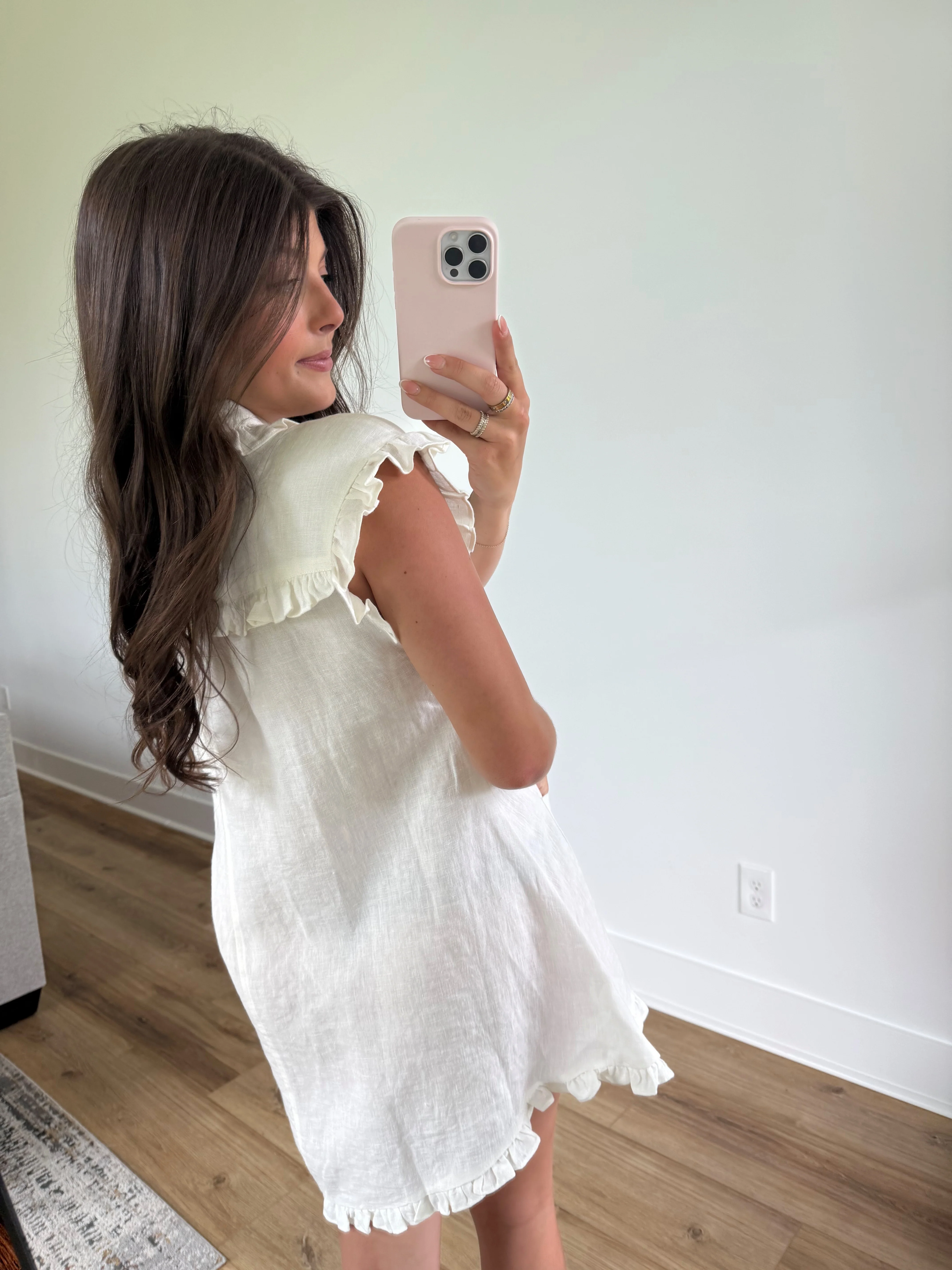 Ally Linen Dress - Image 3