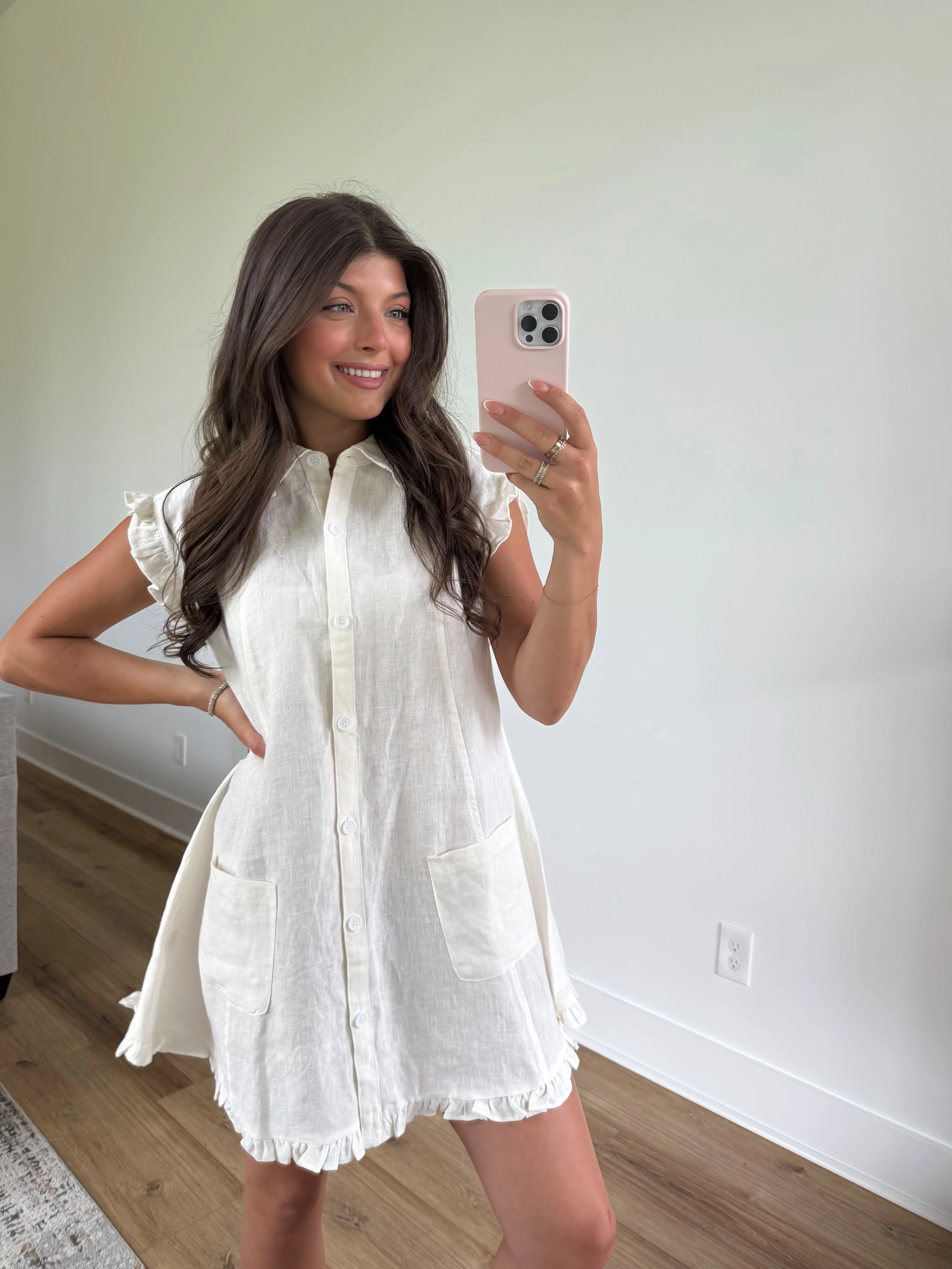 Ally Linen Dress - Image 4