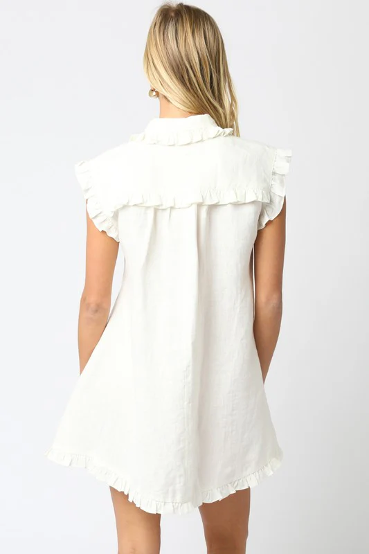 Ally Linen Dress - Image 7