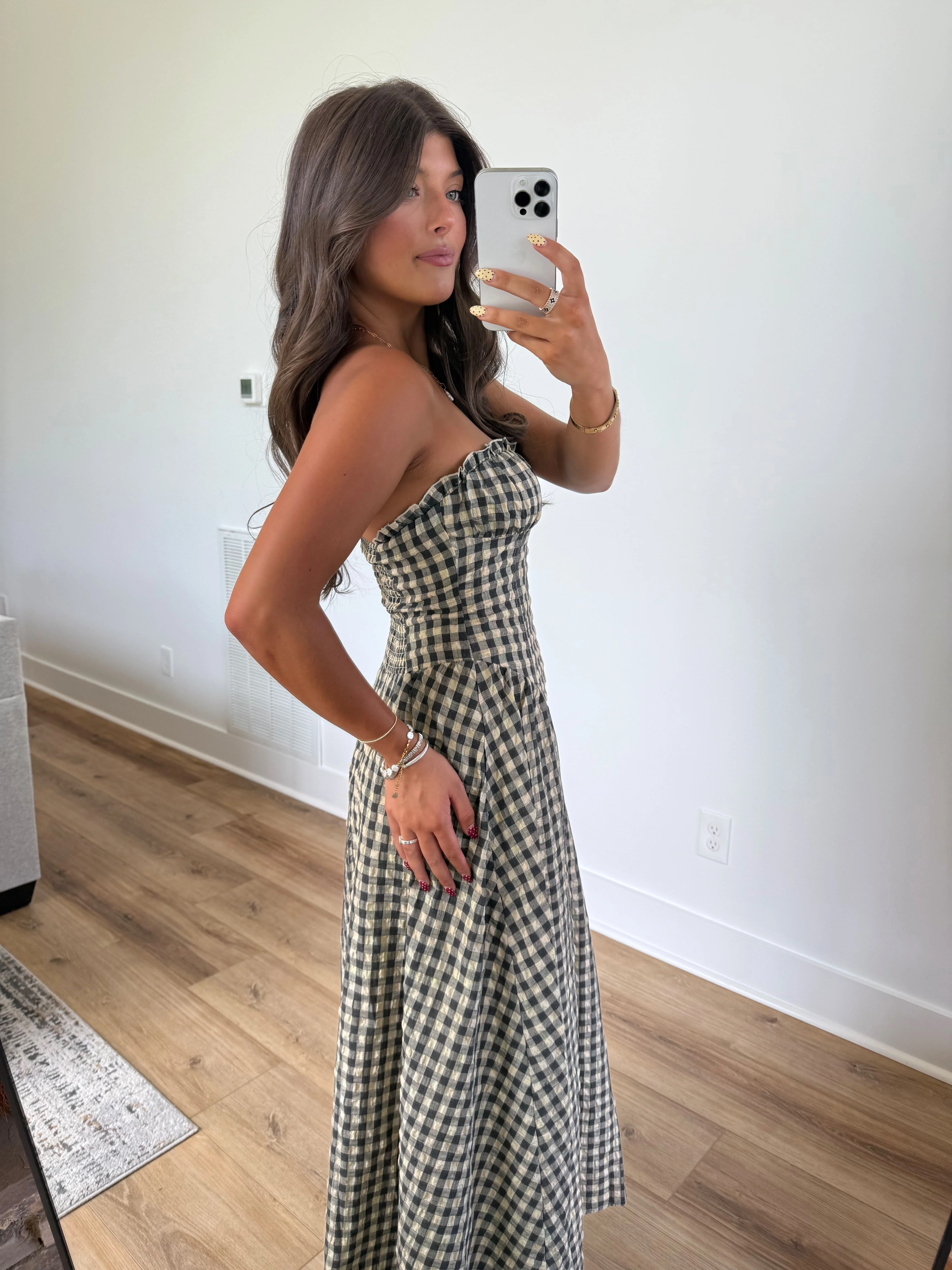 Annie Gingham Midi (Restock) - Image 3