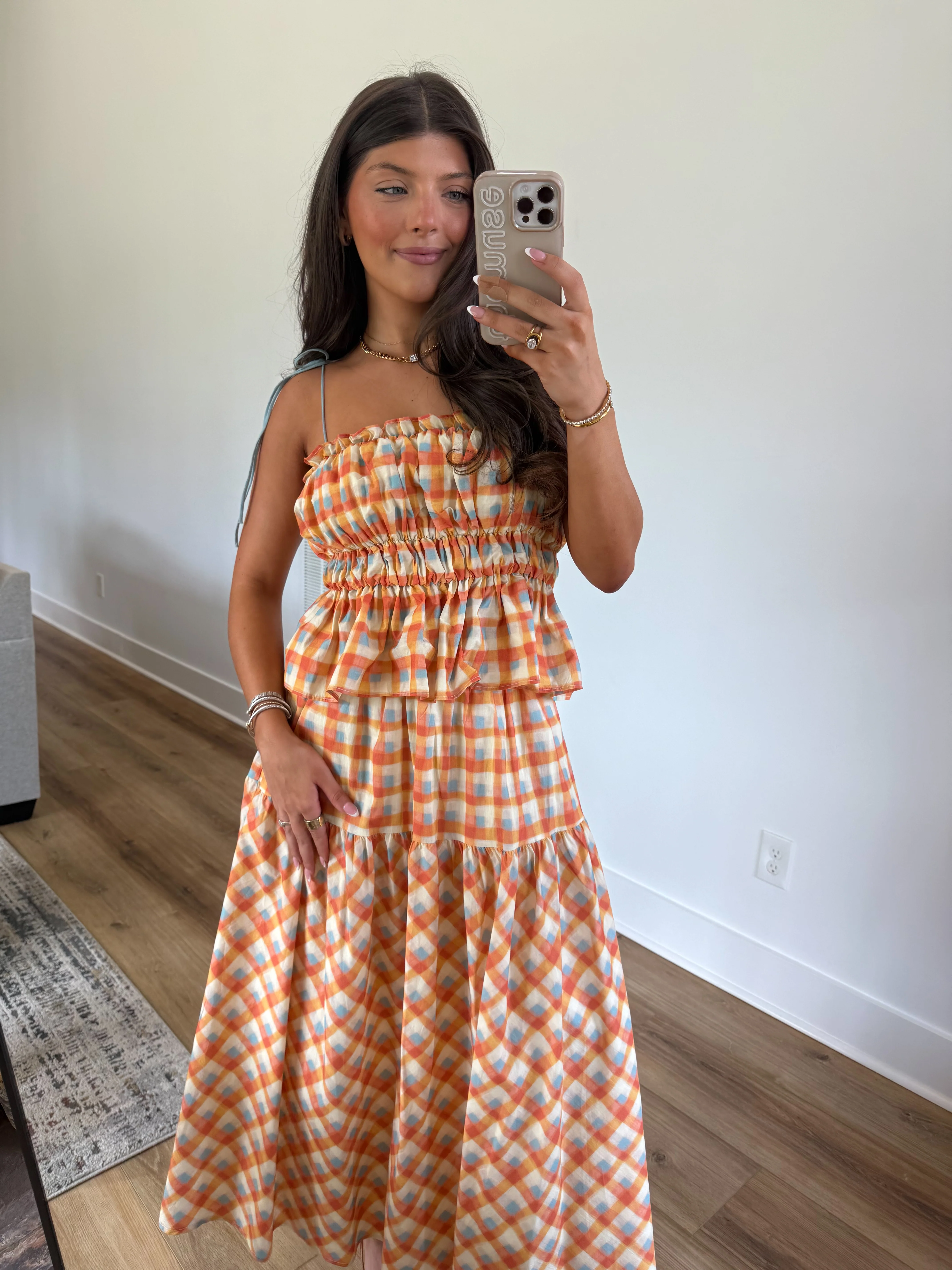 Apricot Picnic Maxi Set - Image 2