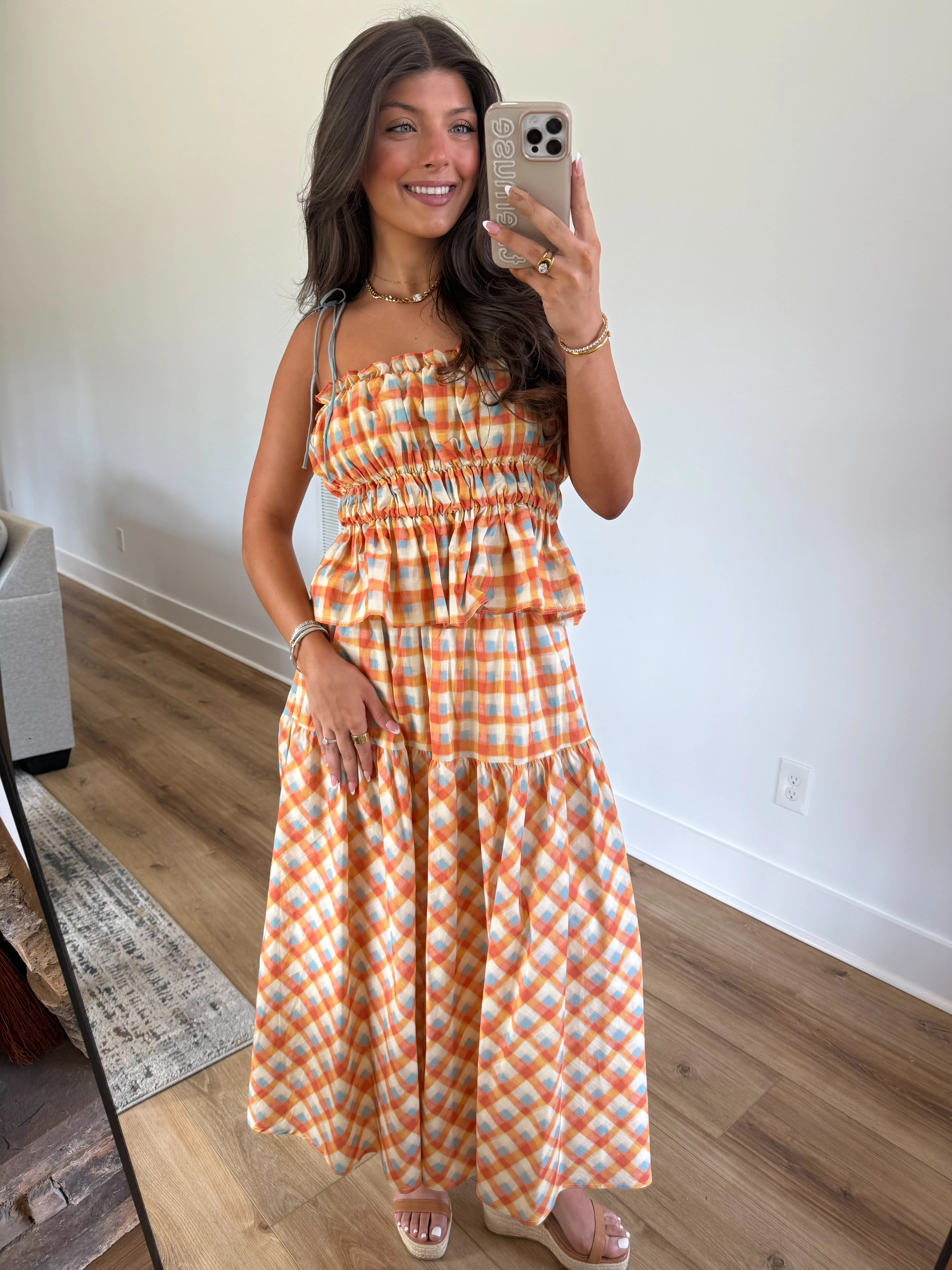 Apricot Picnic Maxi Set - Image 3