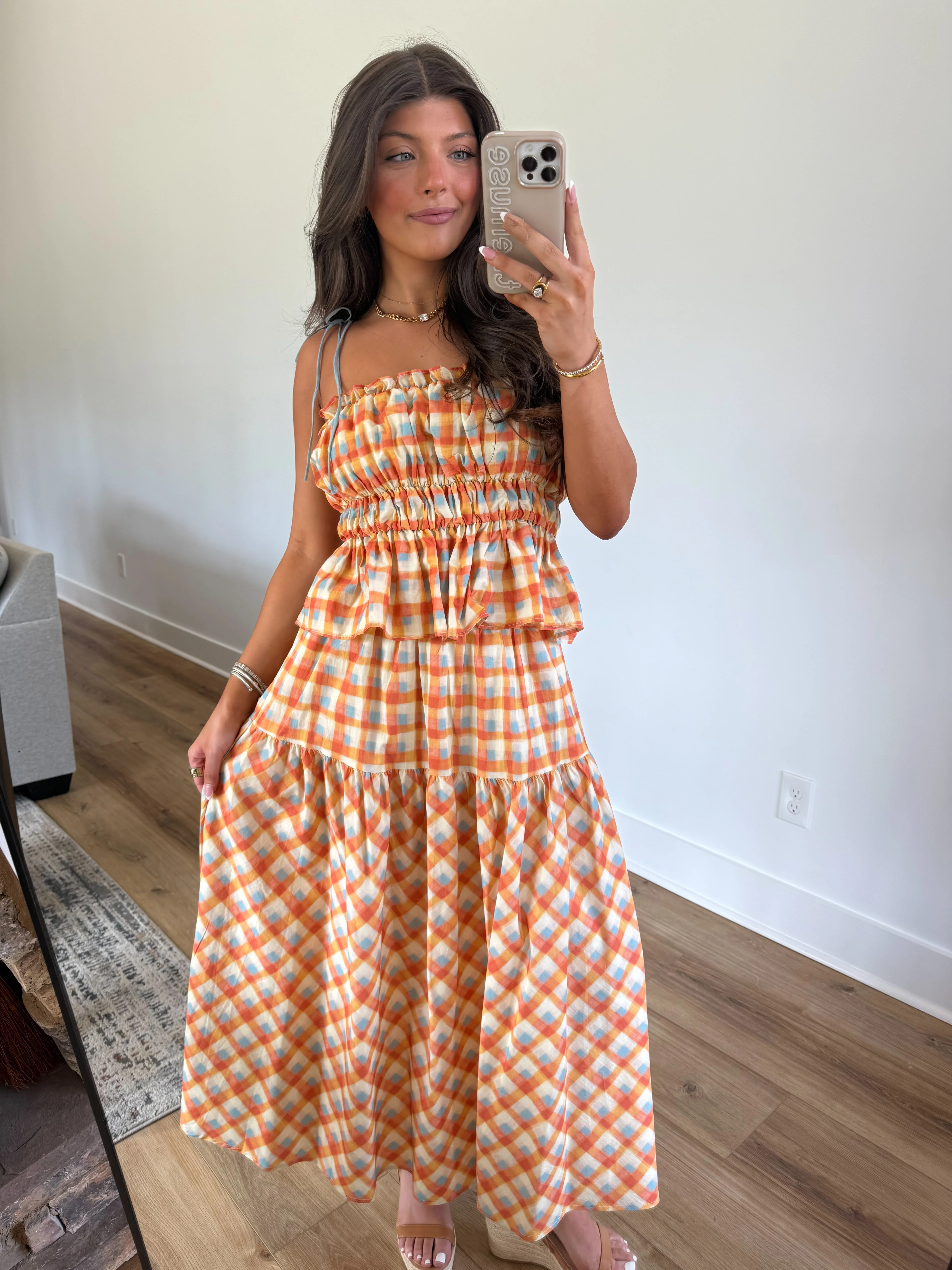 Apricot Picnic Maxi Set - Image 9