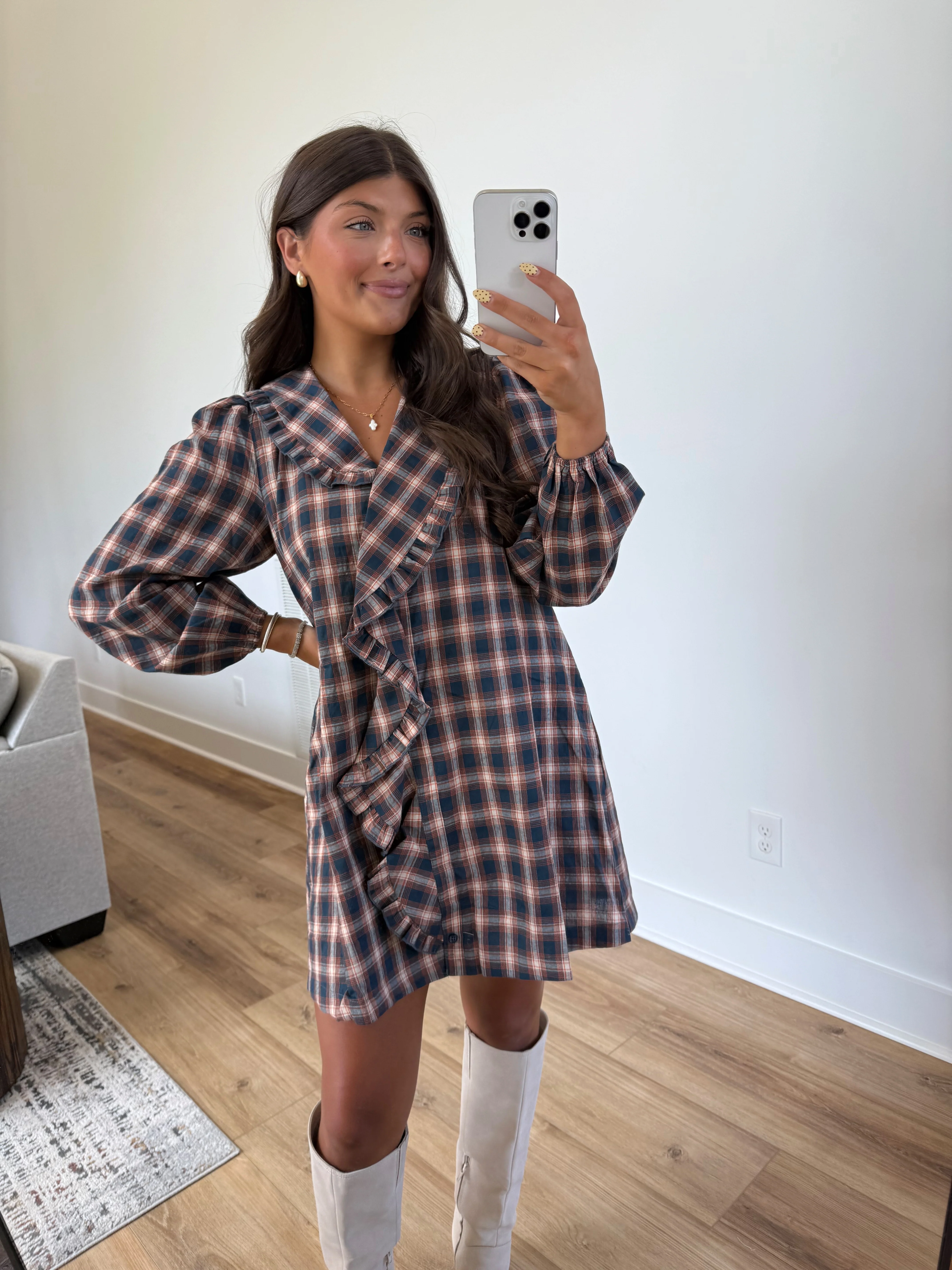 Auburn Gingham Mini