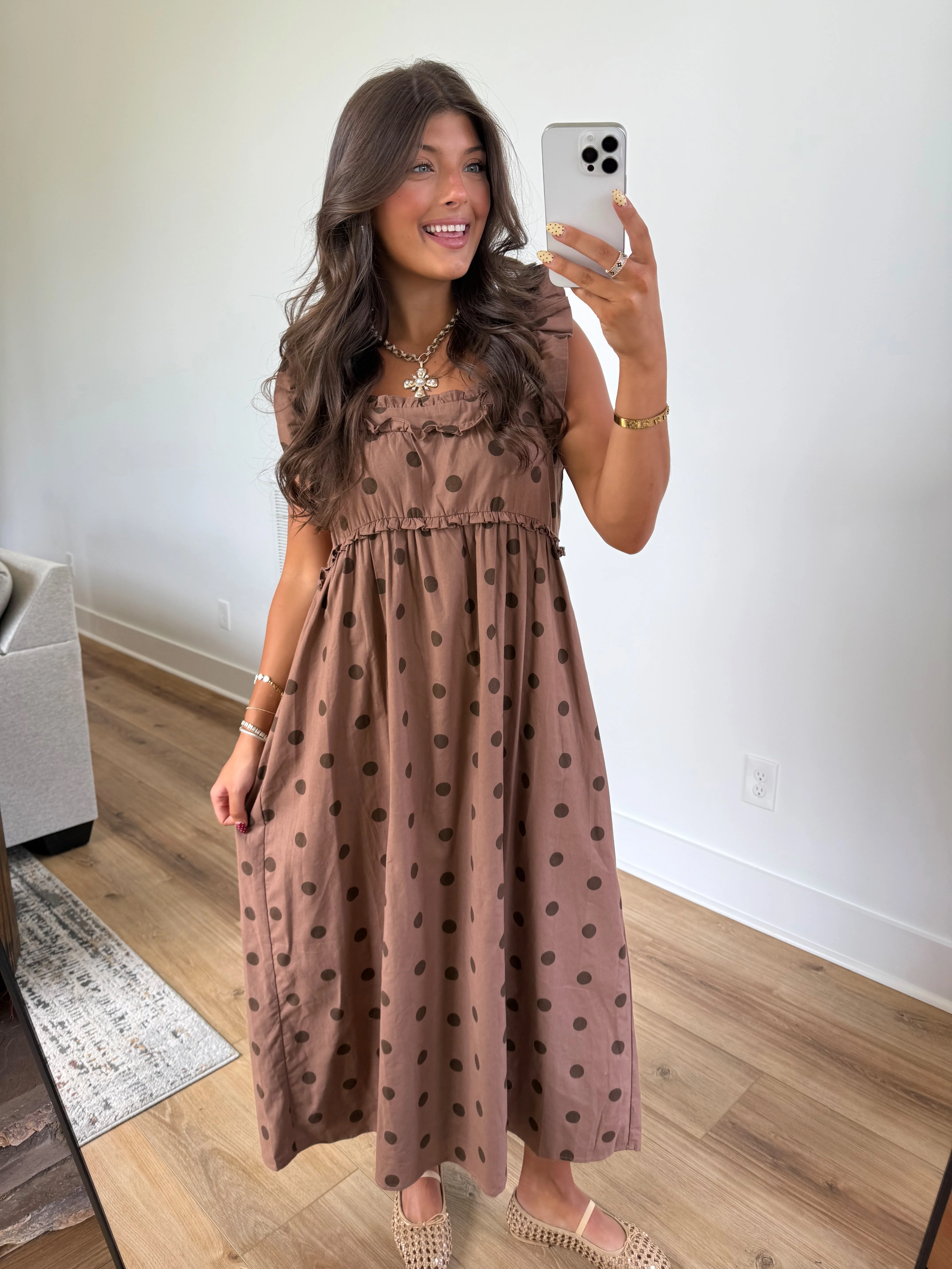Autumn Polka-Dot Maxi - Image 4
