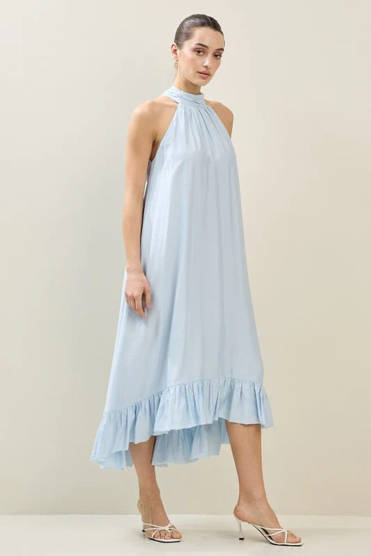 Baby Blue High Low Dress - Image 5