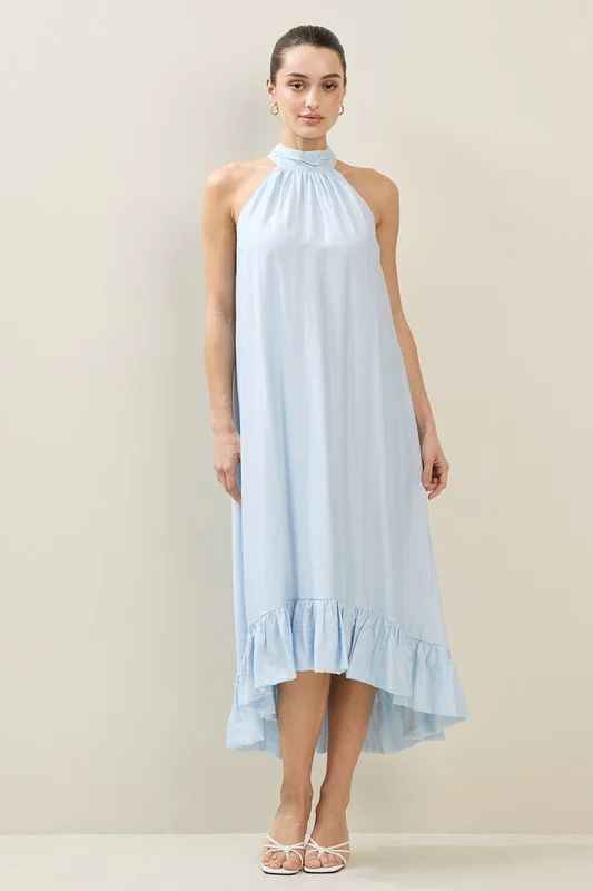 Baby Blue High Low Dress - Image 7