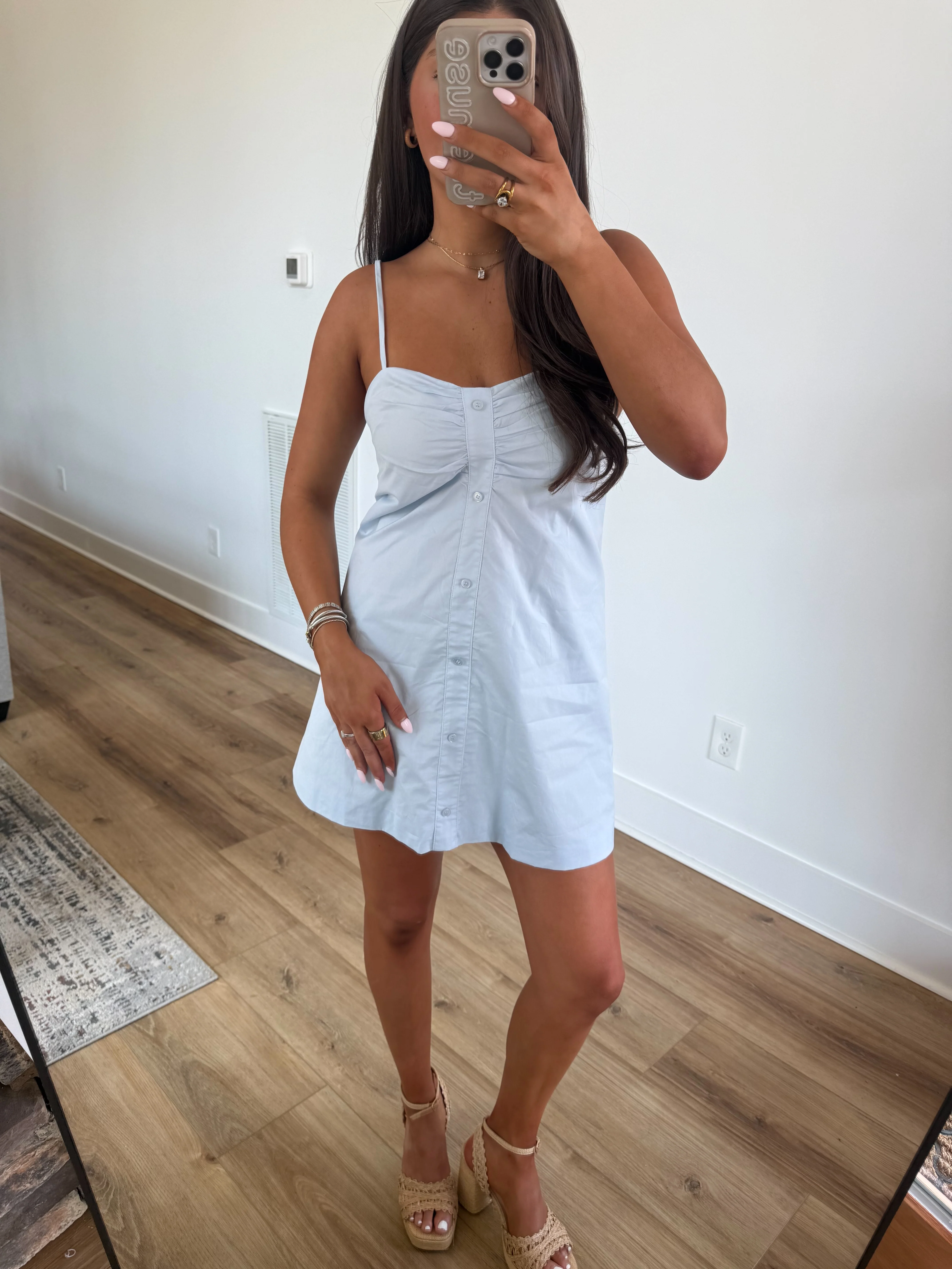Baby Blues Mini Dress - Image 3
