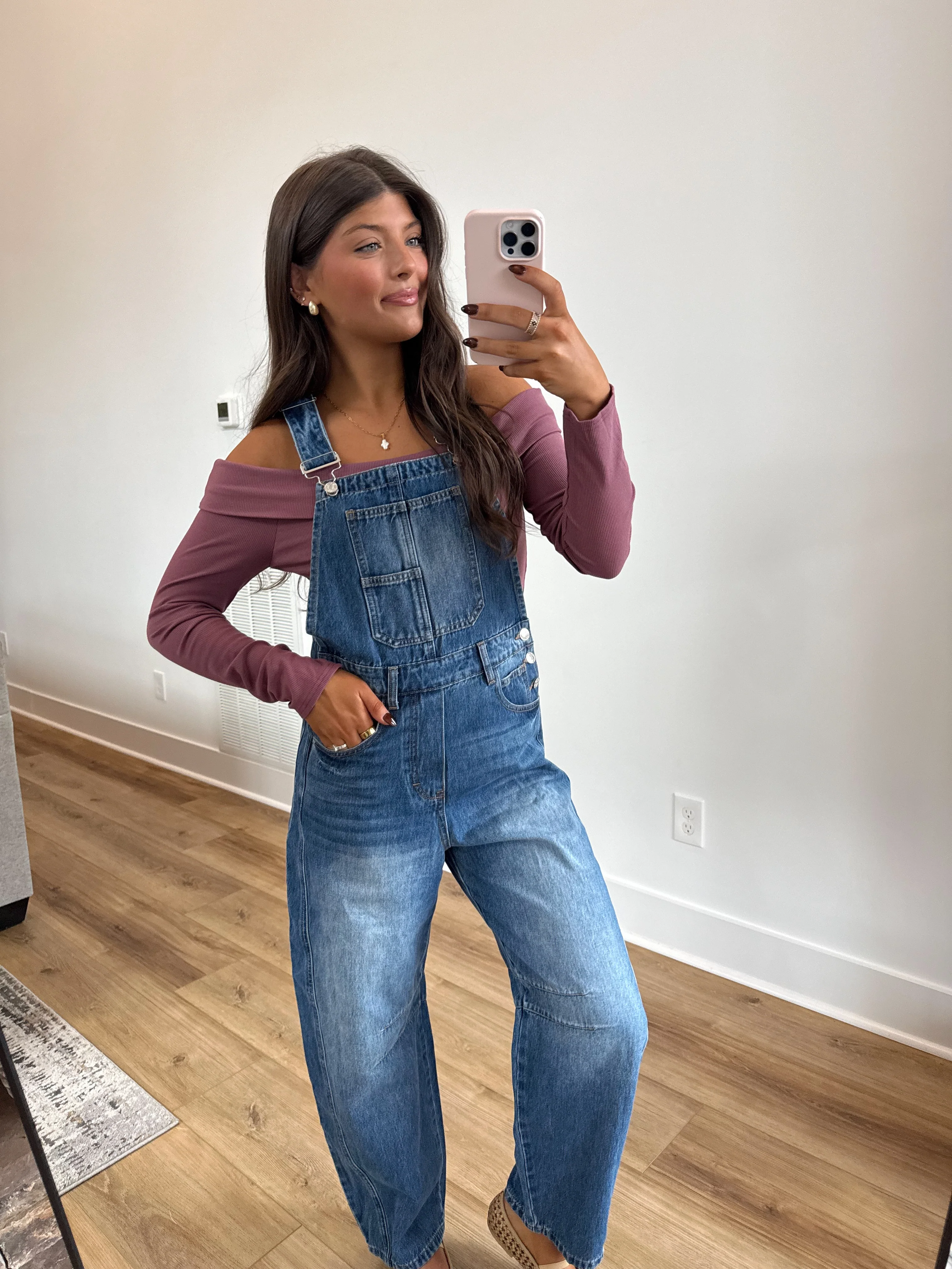 Barrel Denim Overalls - Image 2