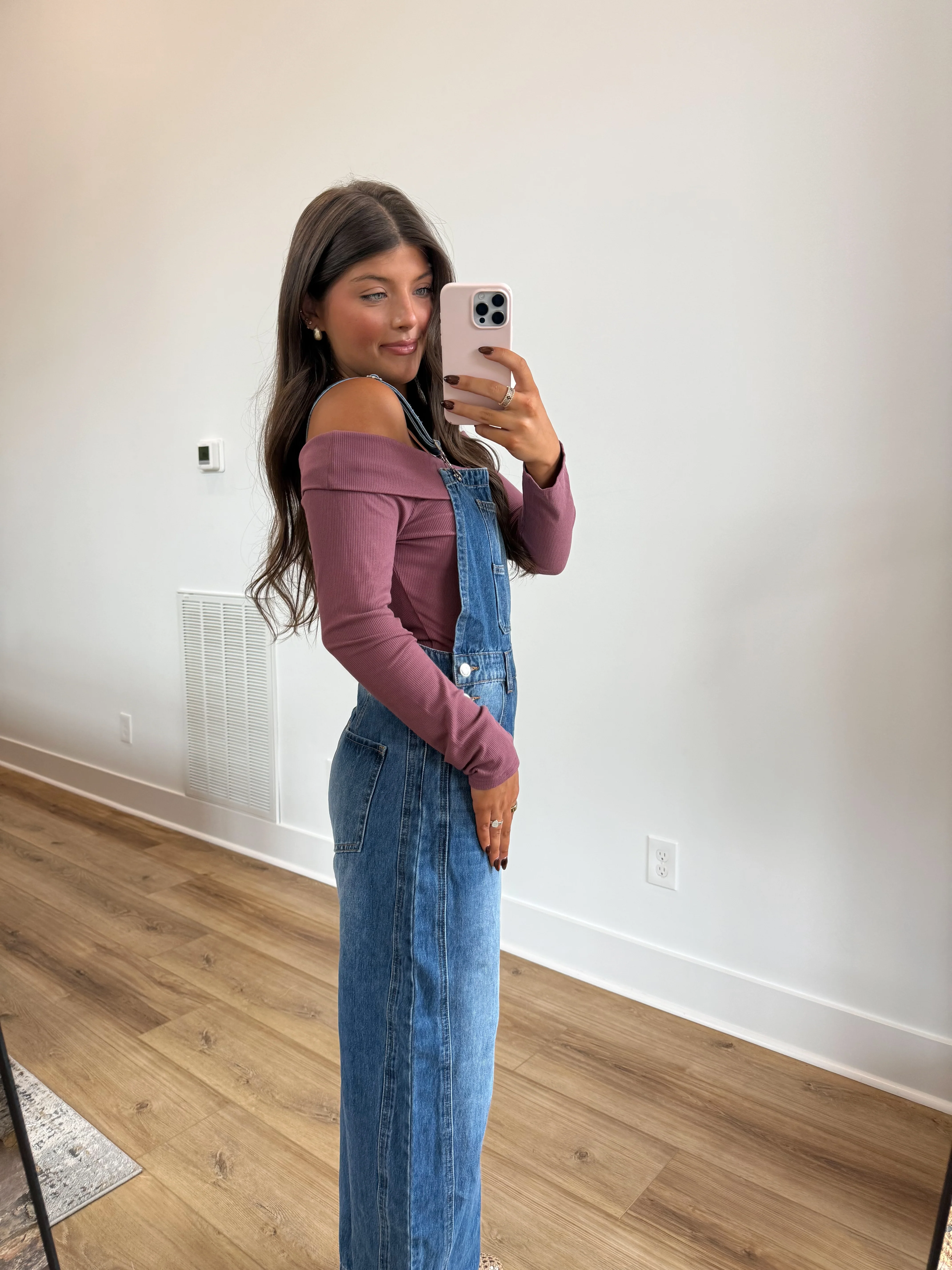 Barrel Denim Overalls - Image 3