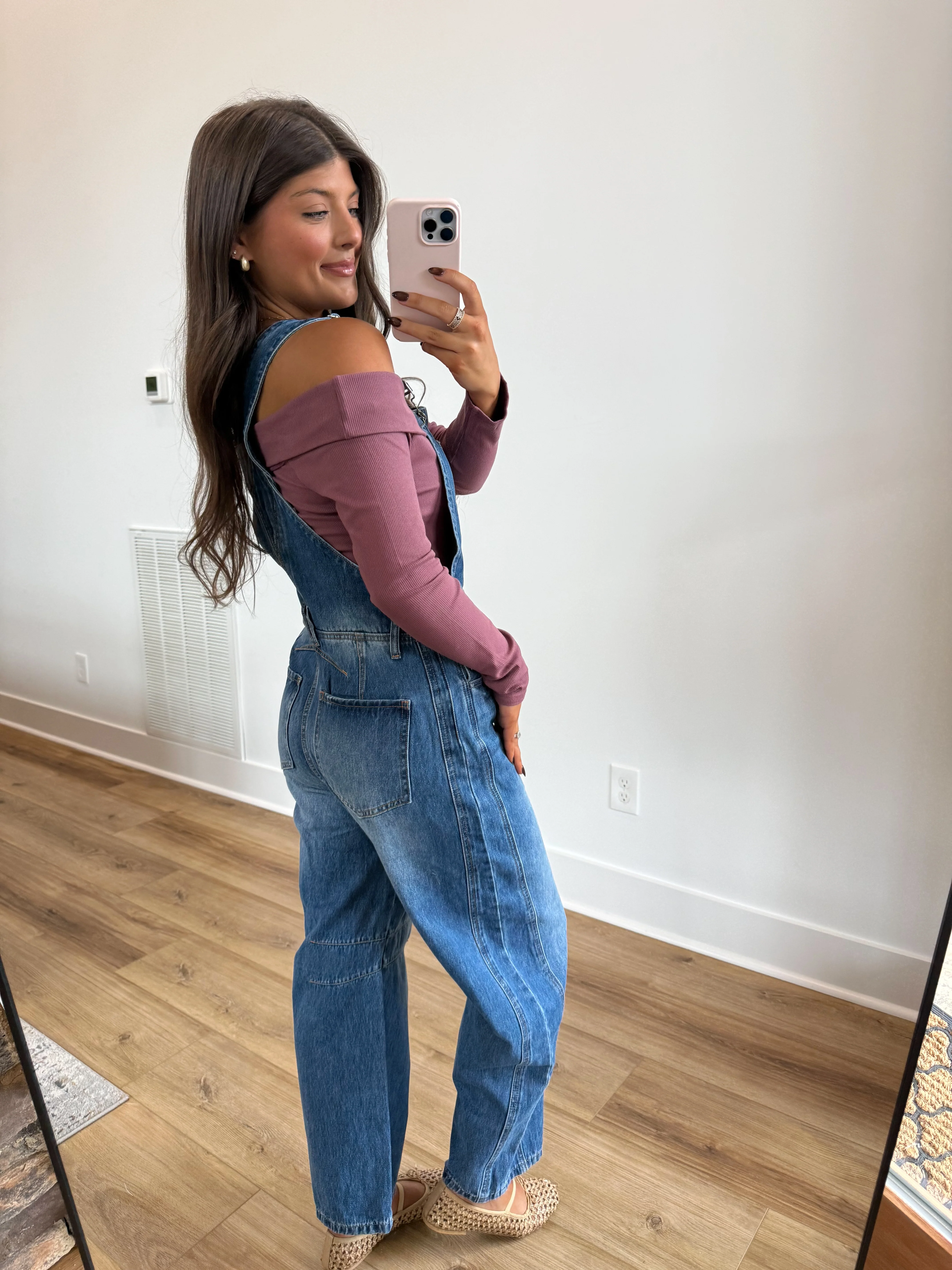Barrel Denim Overalls - Image 5