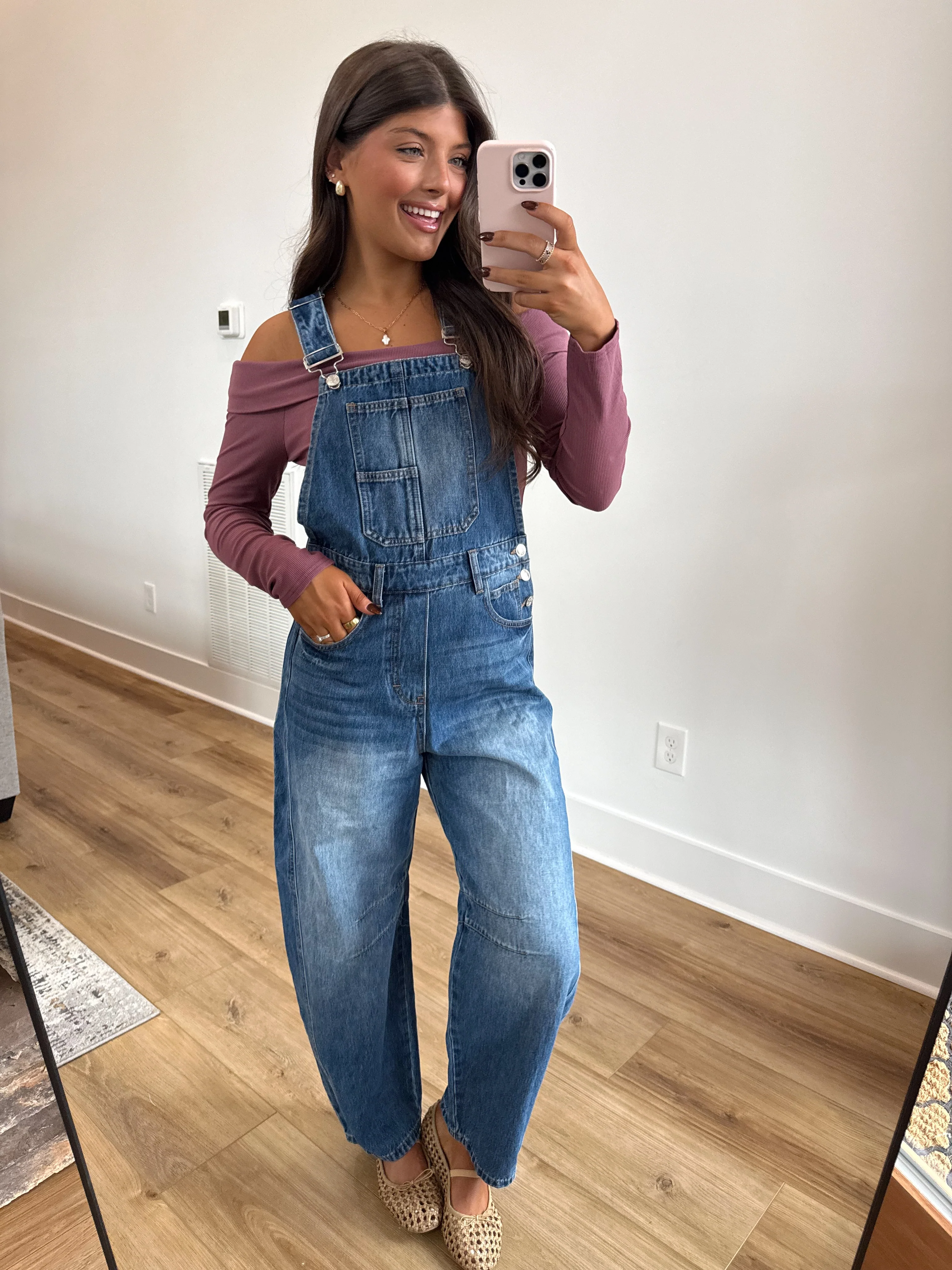 Barrel Denim Overalls - Image 7