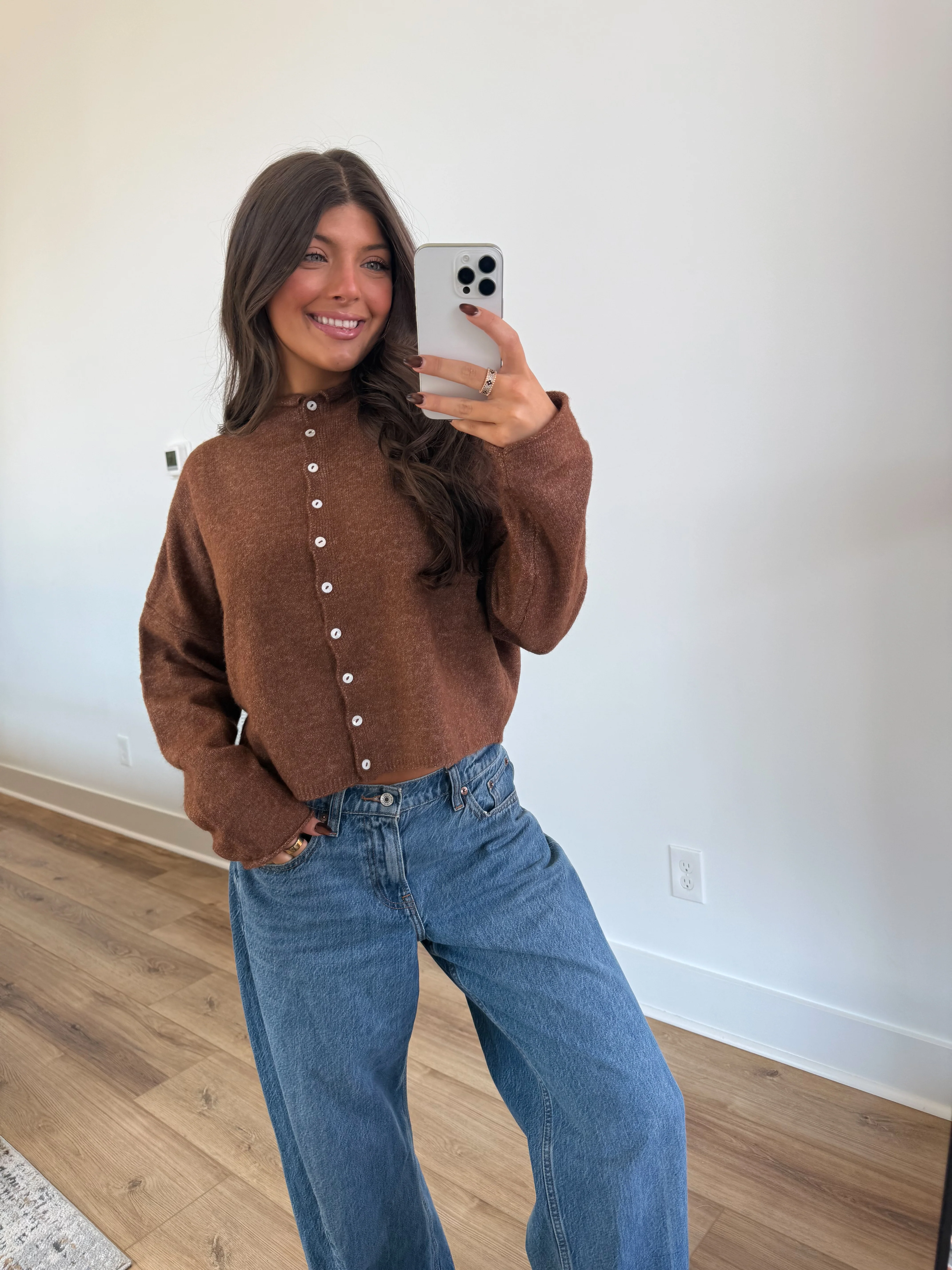 Best Dress Cardigan (Brown) - Image 3