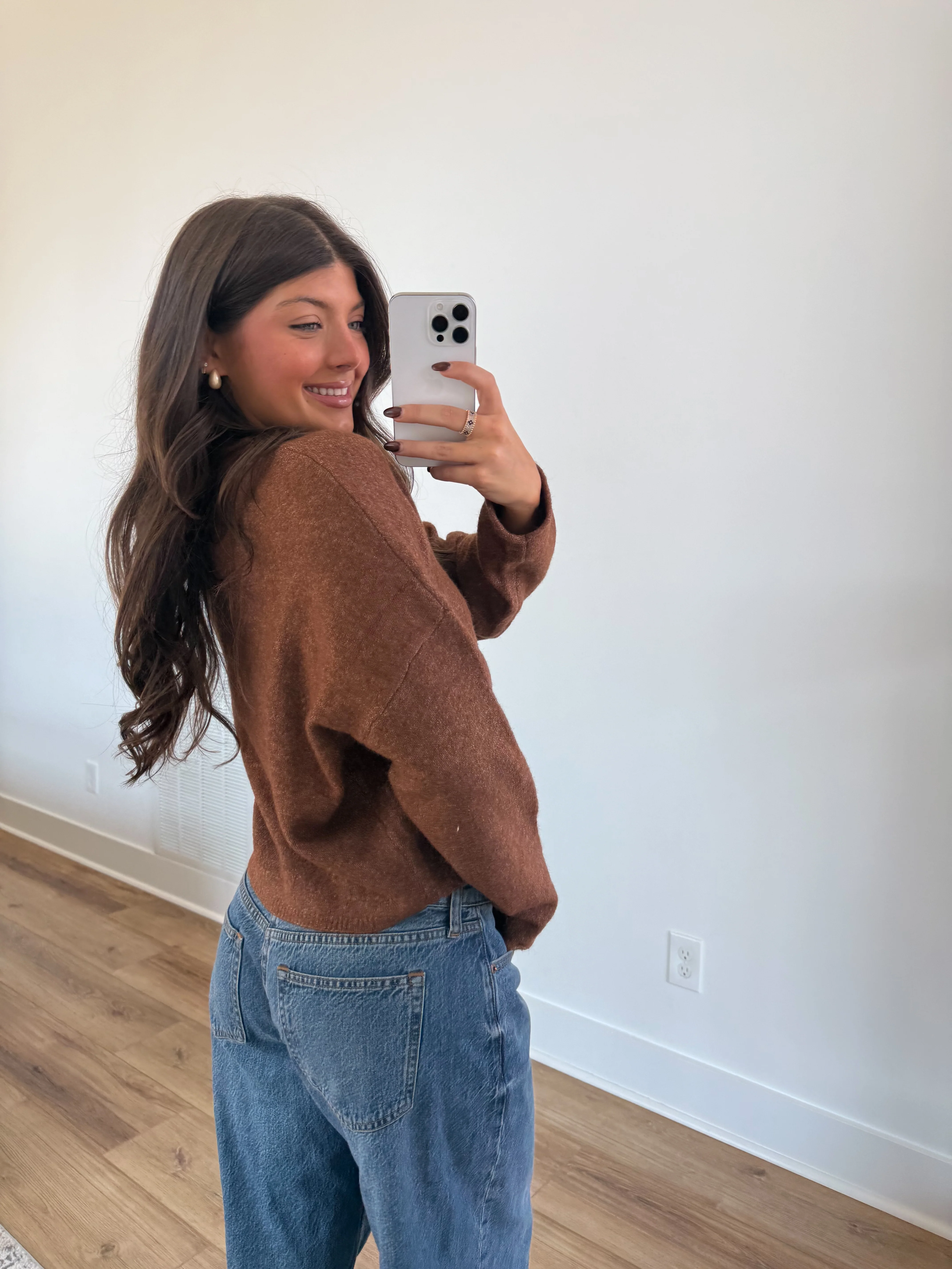 Best Dress Cardigan (Brown) - Image 5