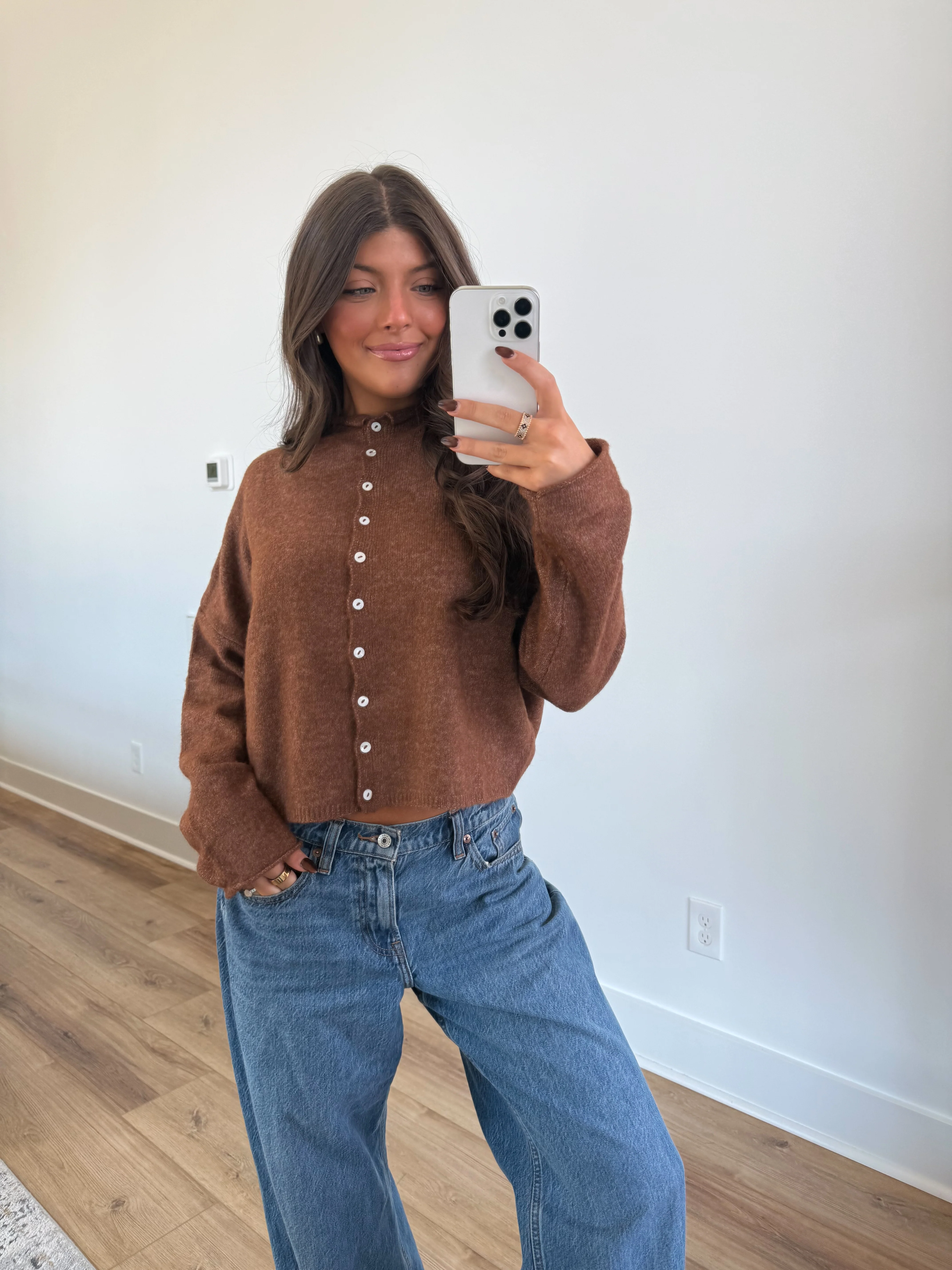 Best Dress Cardigan (Brown) - Image 6