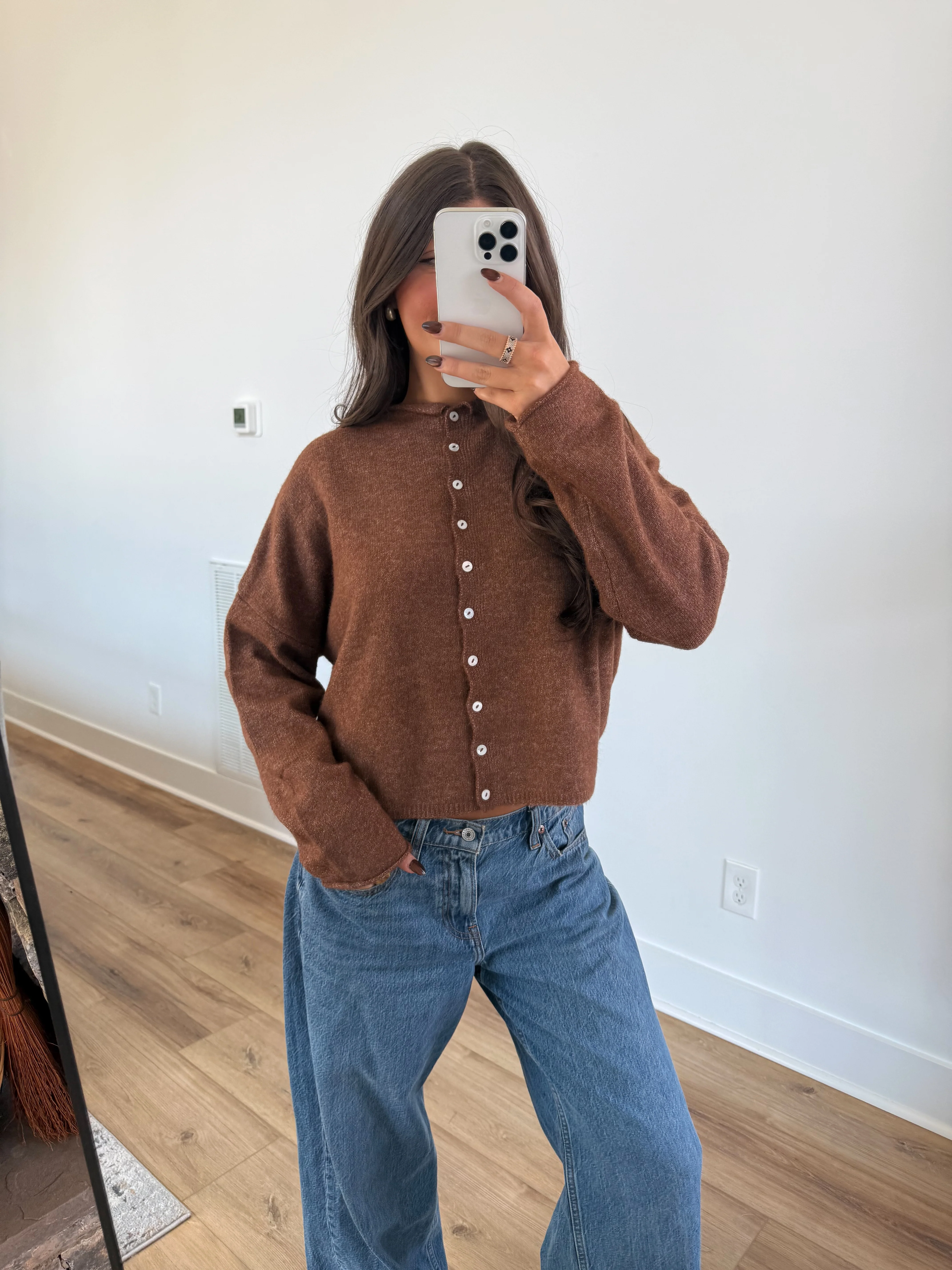 Best Dress Cardigan (Brown) - Image 7