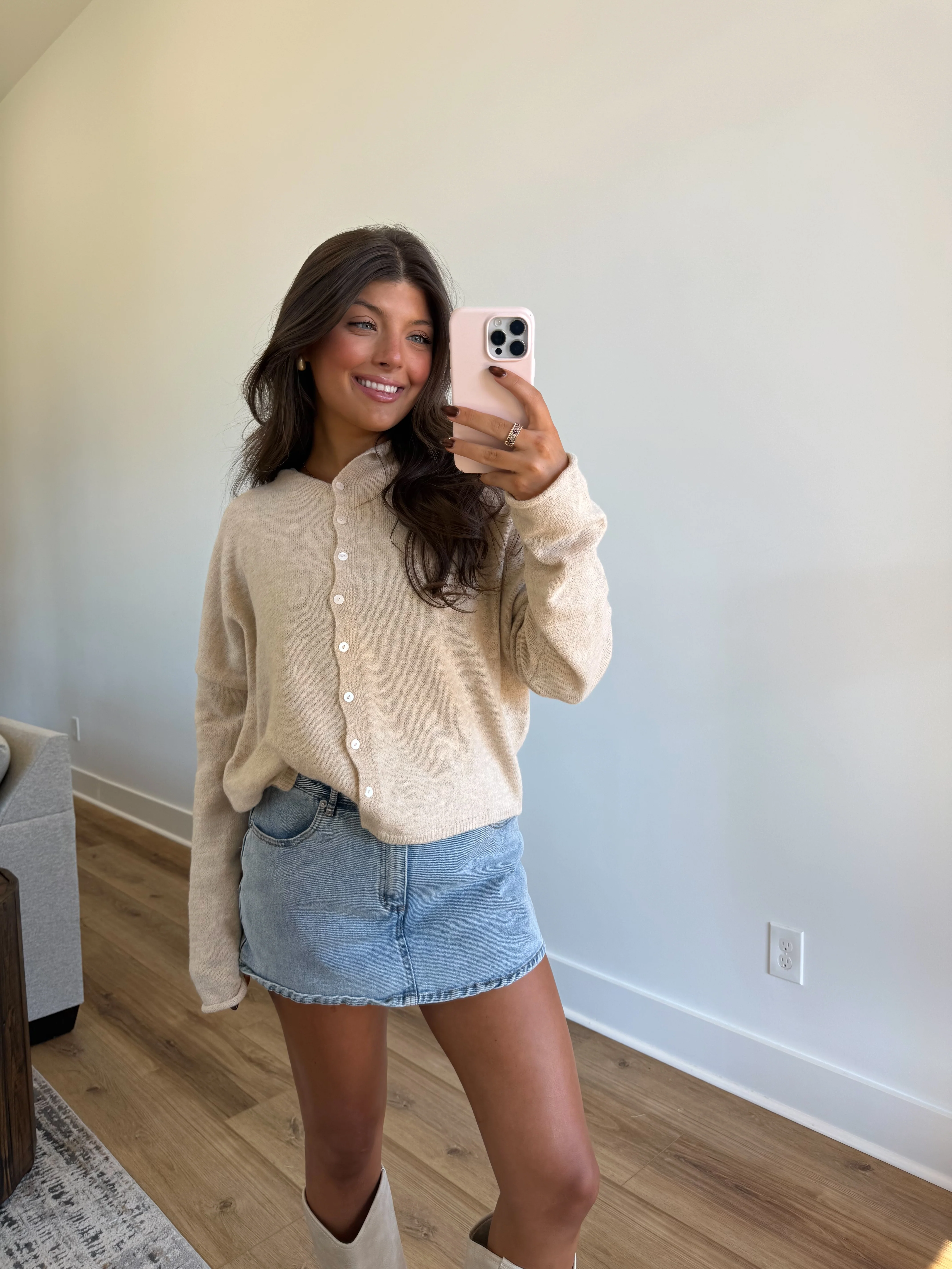 Best Dress Cardigan (Cream) - Image 2