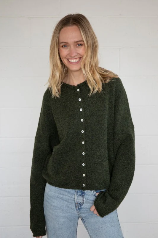 Best Dress Cardigan (Hunter Green) - Image 6