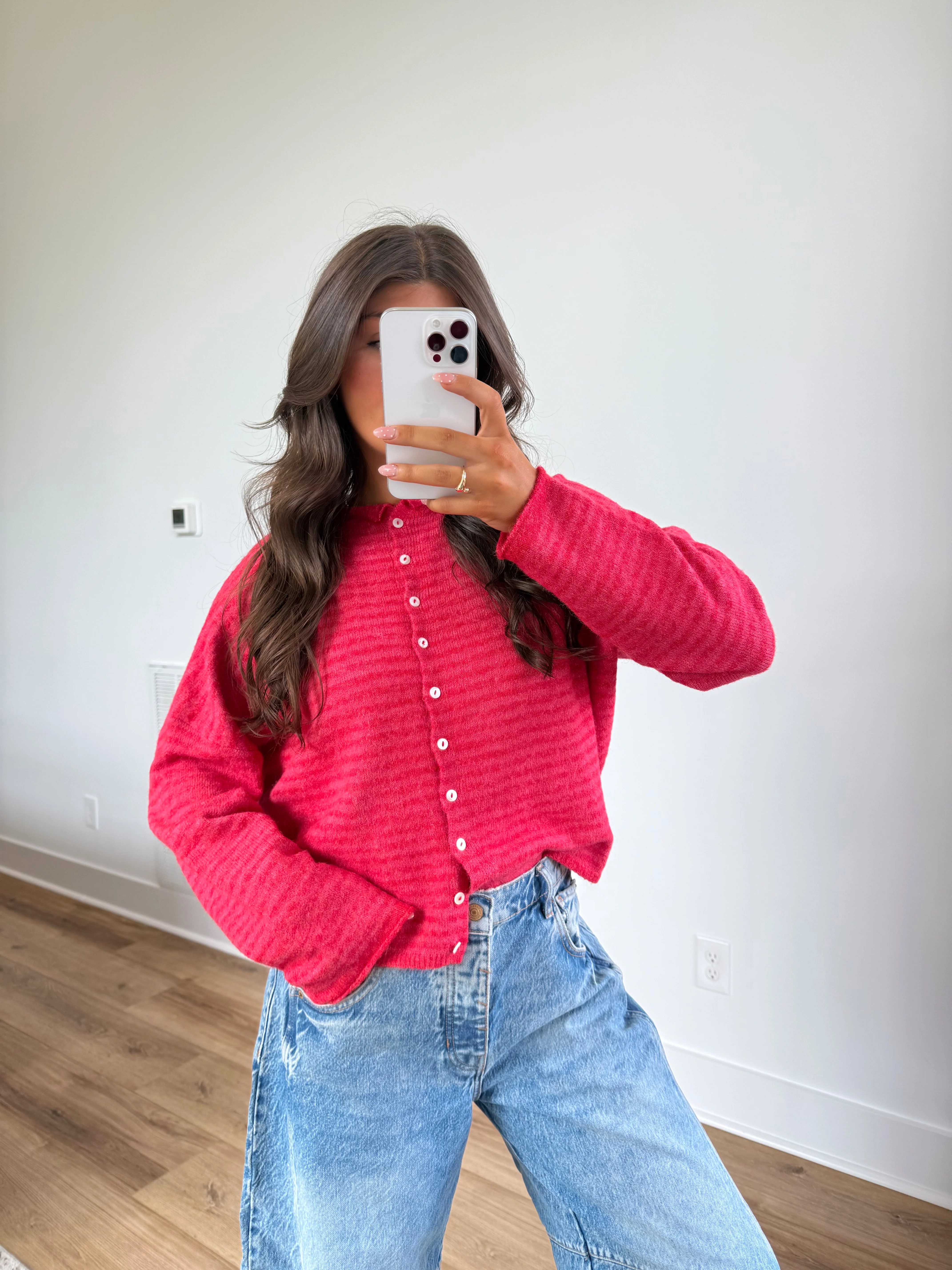 Best Dress Cardigan (Strawberry Stripes)(Restock) - Image 2
