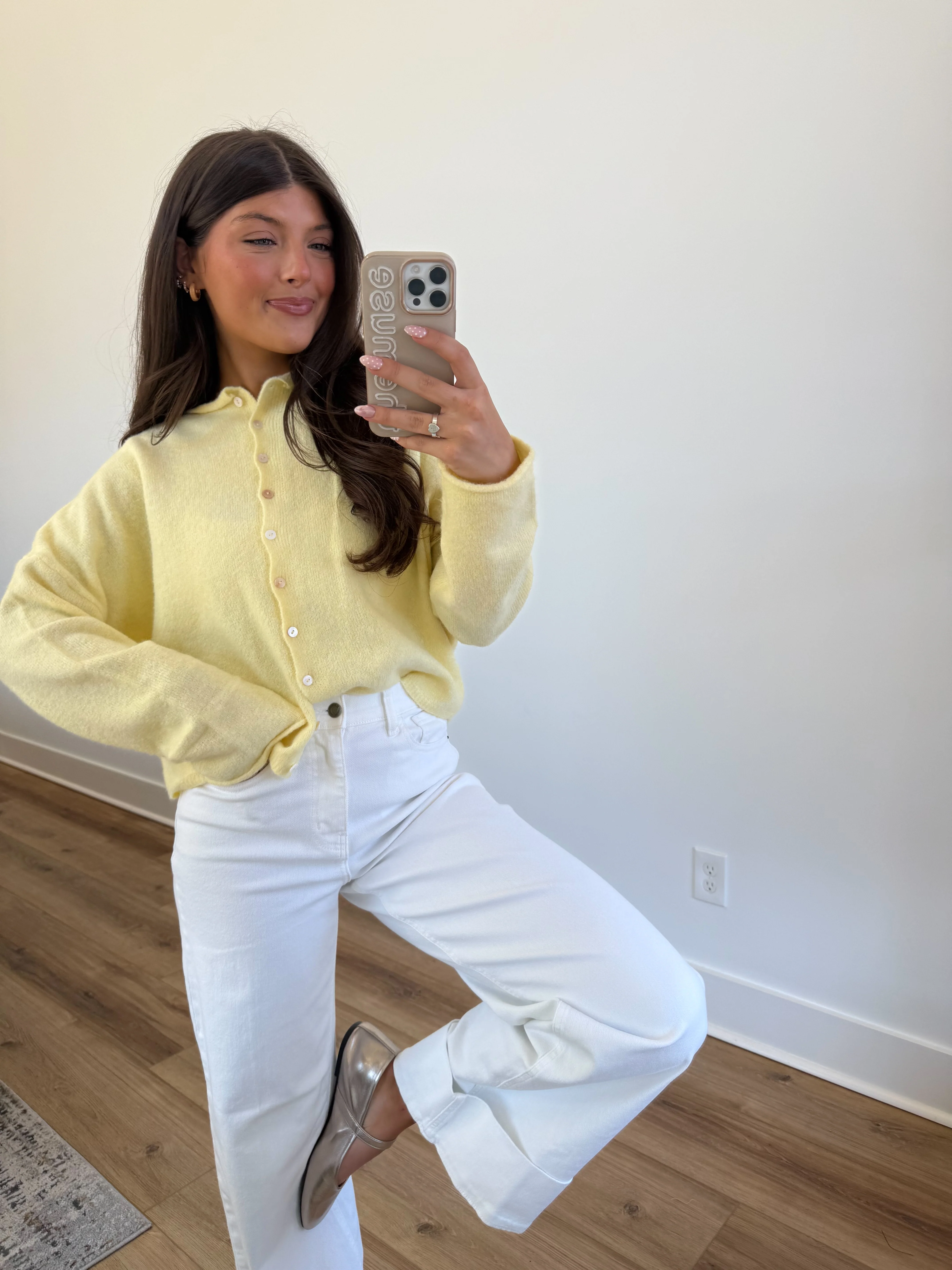 Best Dress Cardigan (Yellow) - Image 2