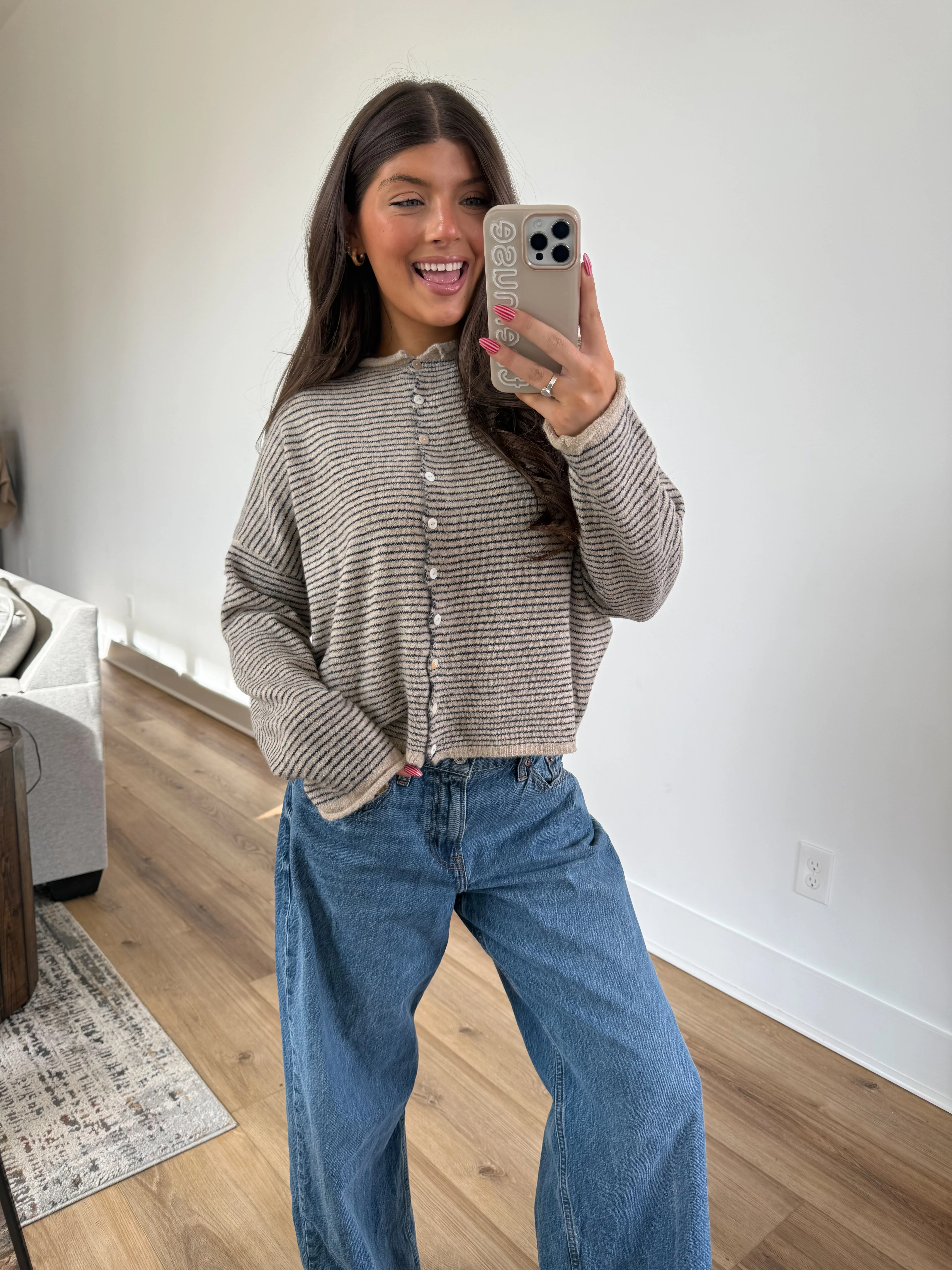 Best Dressed Cardigan (Chocolate Chip)