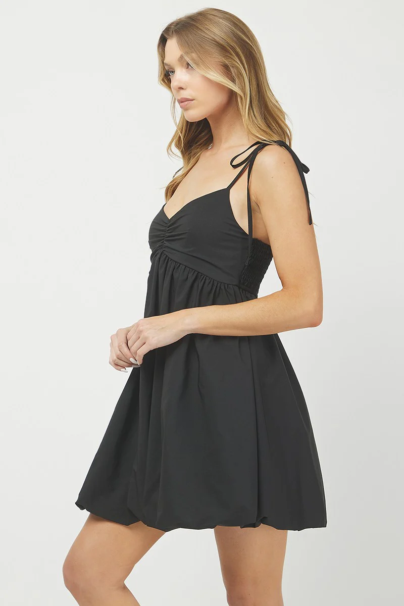 Black Bubble Hem Mini - Image 5