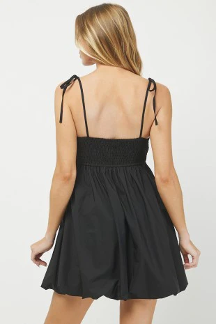 Black Bubble Hem Mini - Image 6