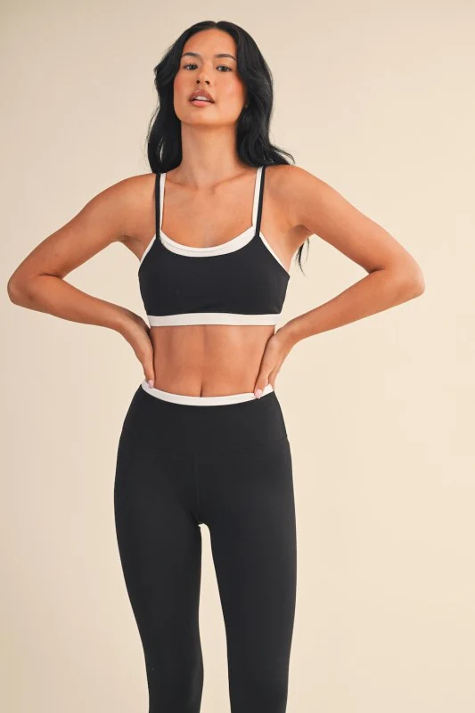 Black Layered SPORTS BRA - Image 5