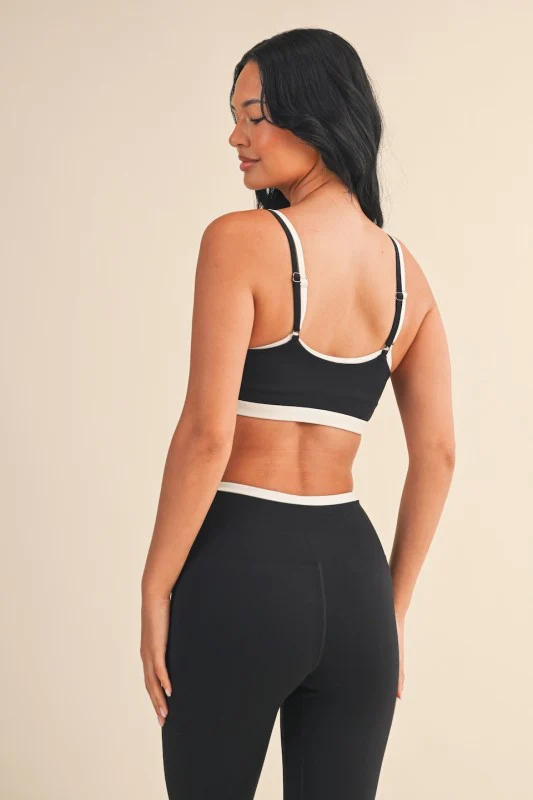 Black Layered SPORTS BRA - Image 7