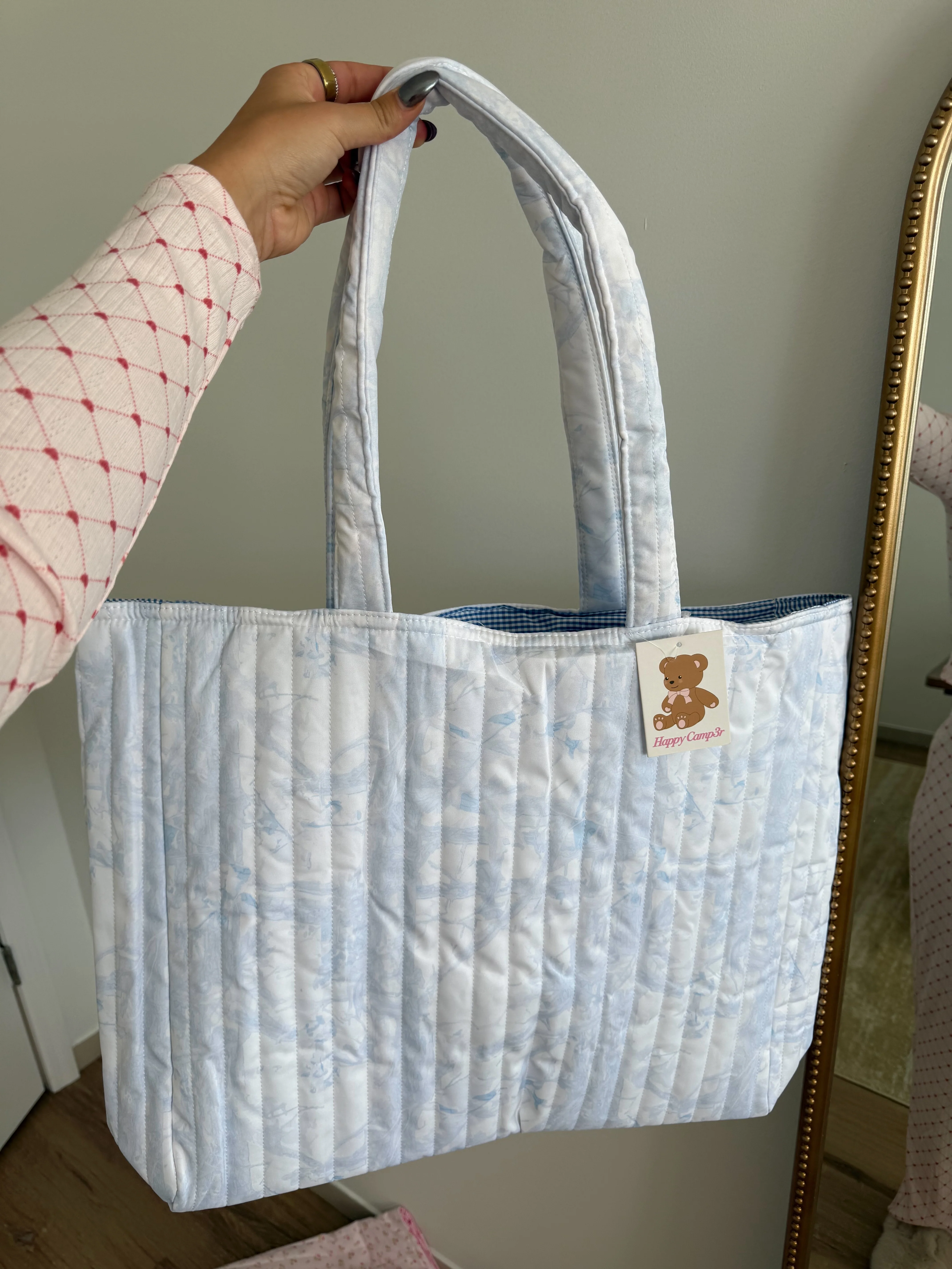 Blue Camo Large Tote - Image 2