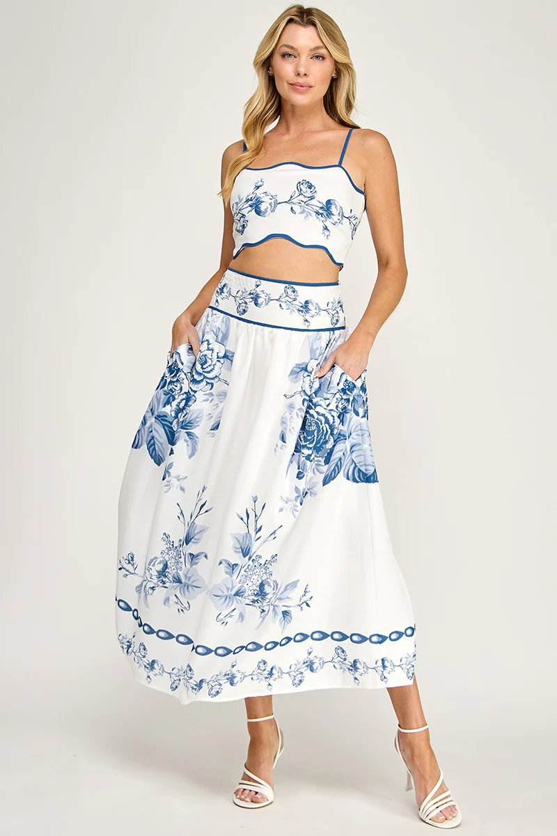 Blue Toile Set - Image 8