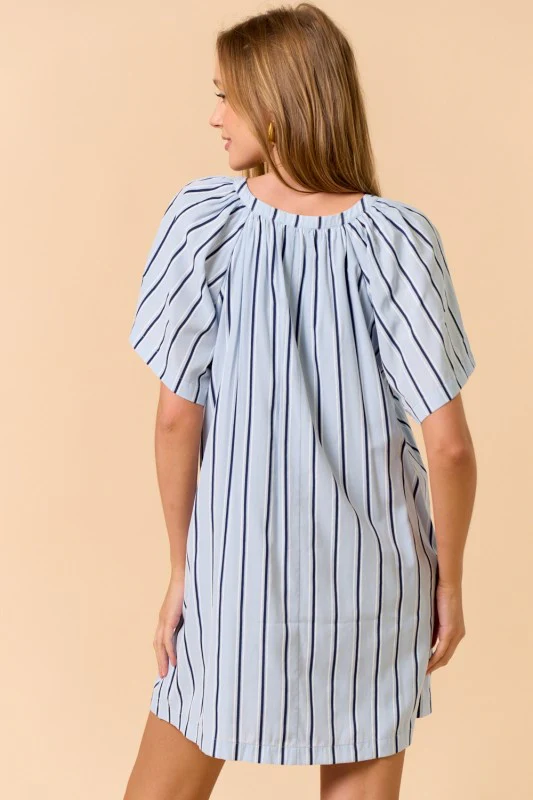 Blueberry Burst Mini Dress - Image 7