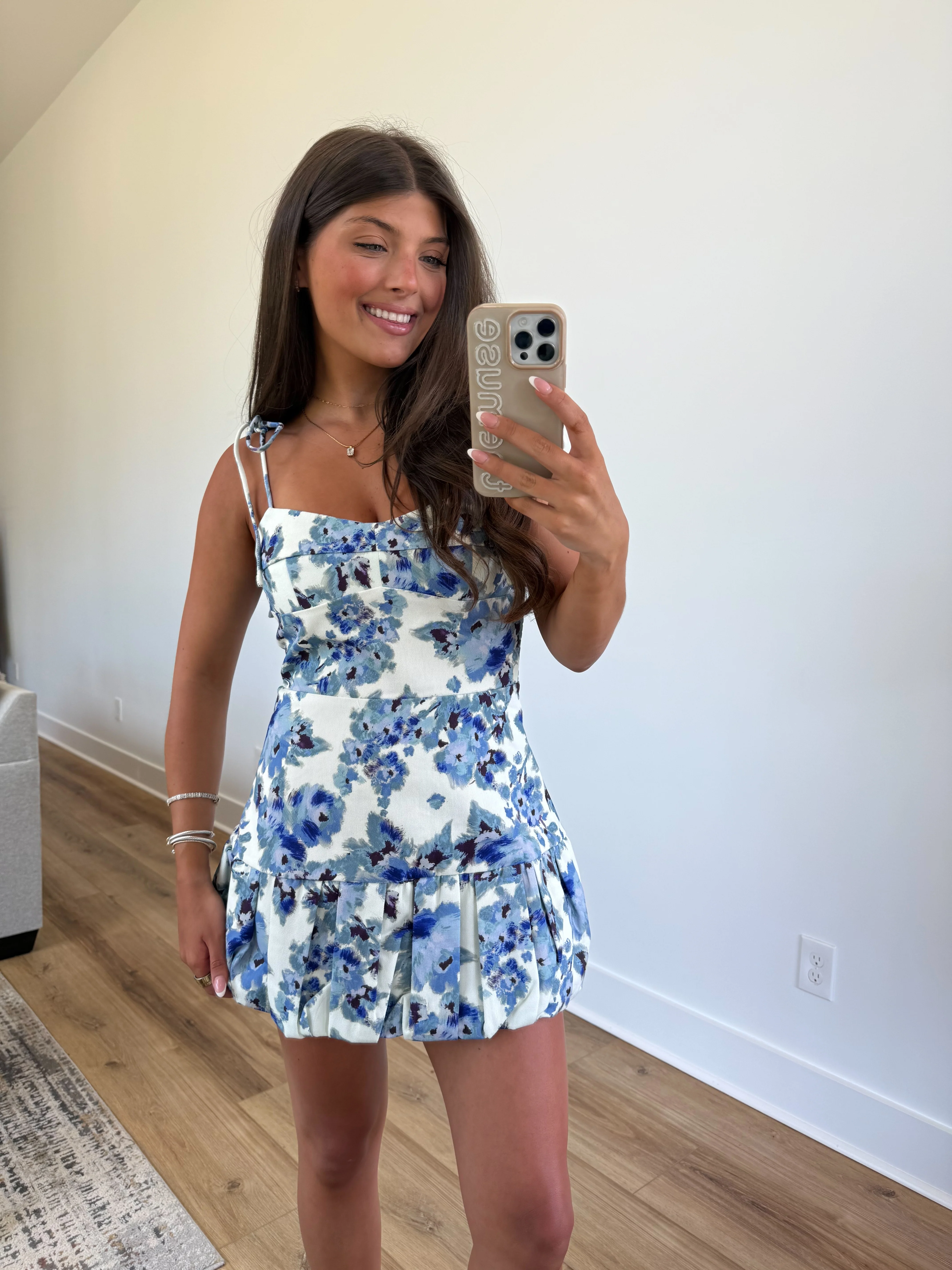 Blueberry Cobbler Mini Dress