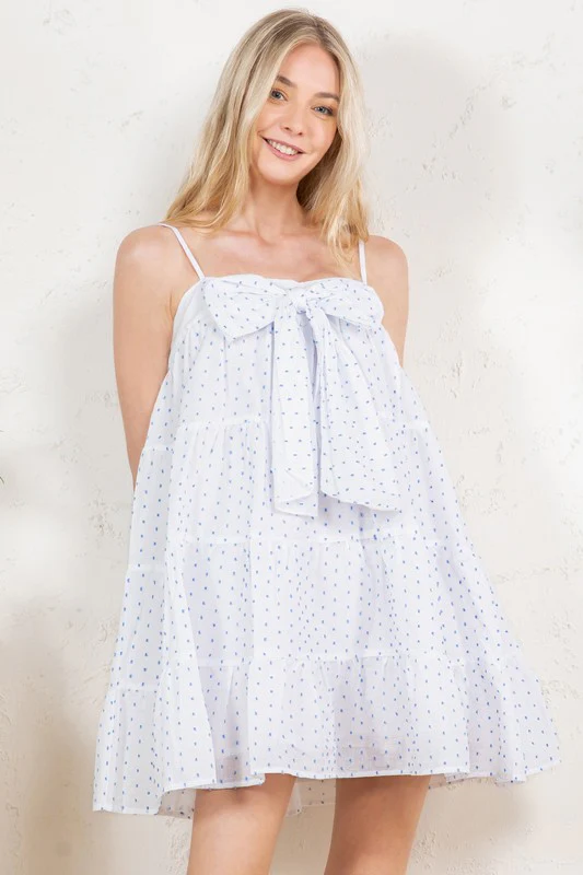 Blueberry Dotty Mini Dress - Image 5