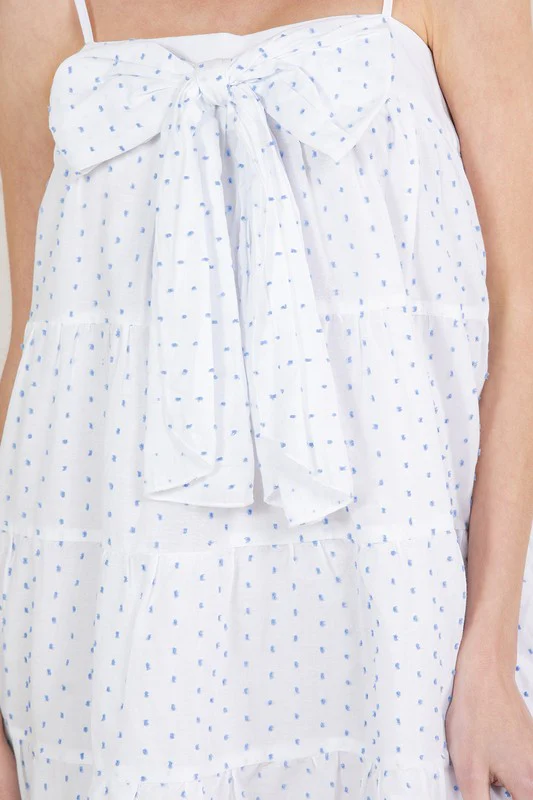 Blueberry Dotty Mini Dress - Image 6