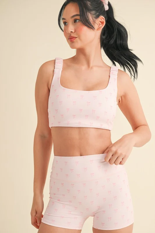 Bow Biker Shorts Set - Image 5