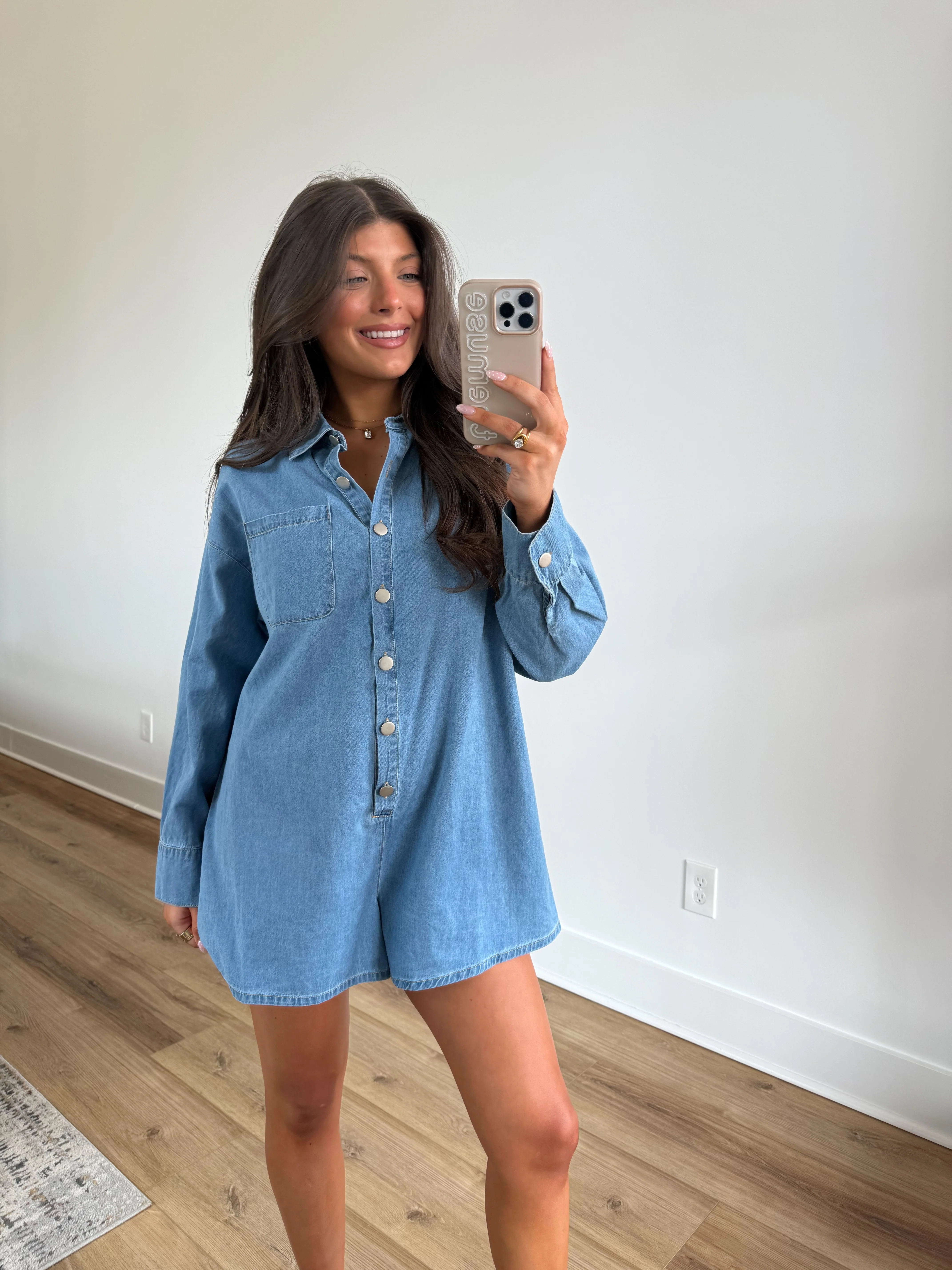 Boxy Blues Romper - Image 4