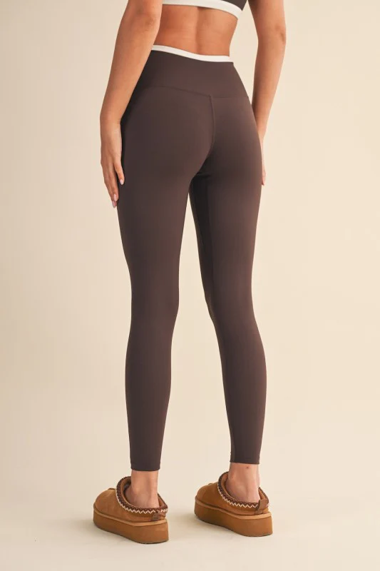 Brown Layered LEGGINGS - Image 5