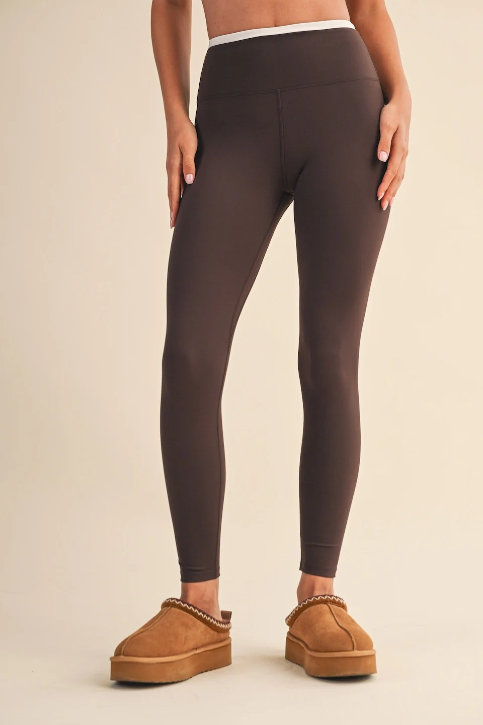 Brown Layered LEGGINGS - Image 6