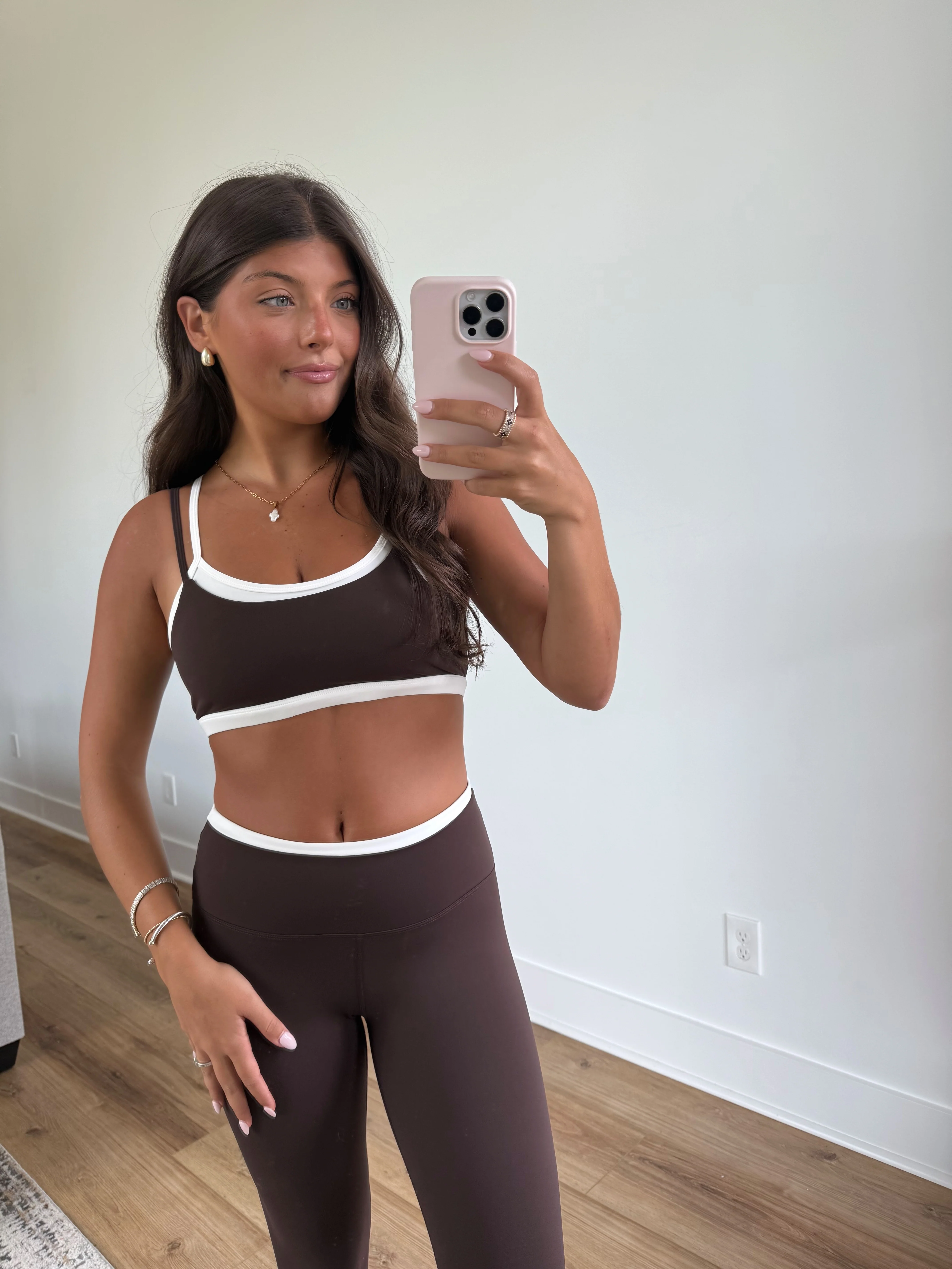 Brown Layered SPORTS BRA - Image 2
