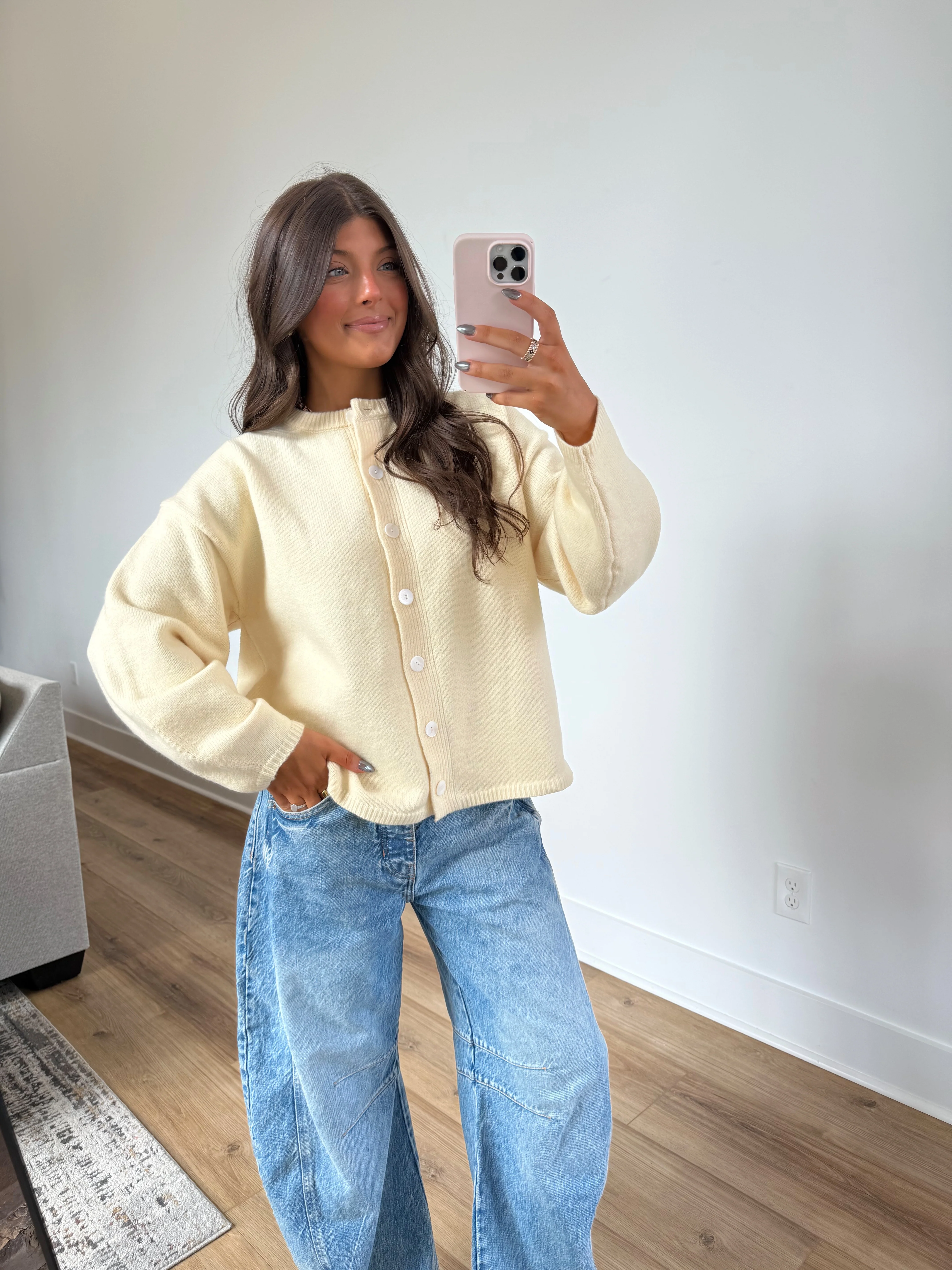 Butter Cream Cardigan - Image 2