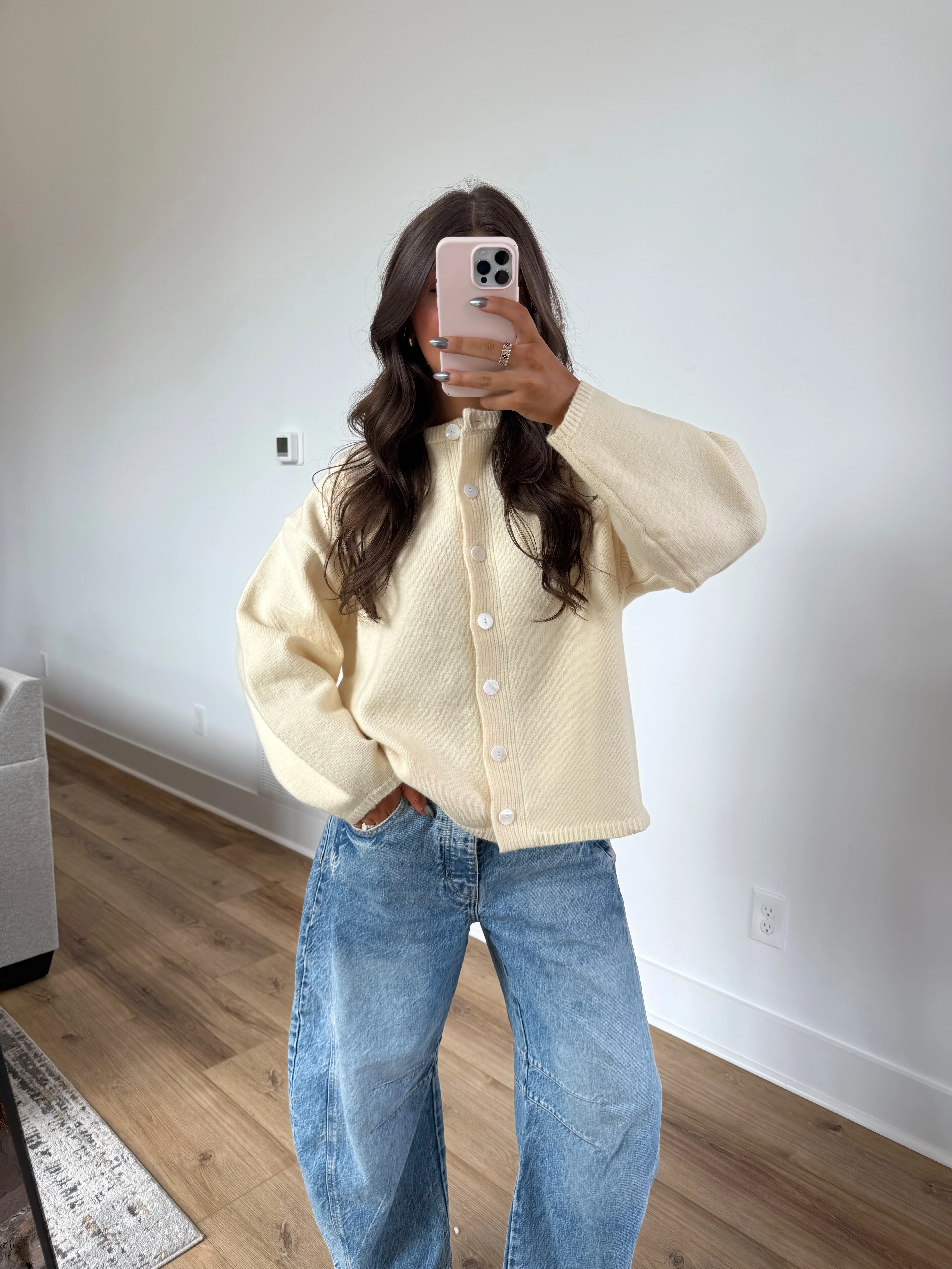 Butter Cream Cardigan - Image 4