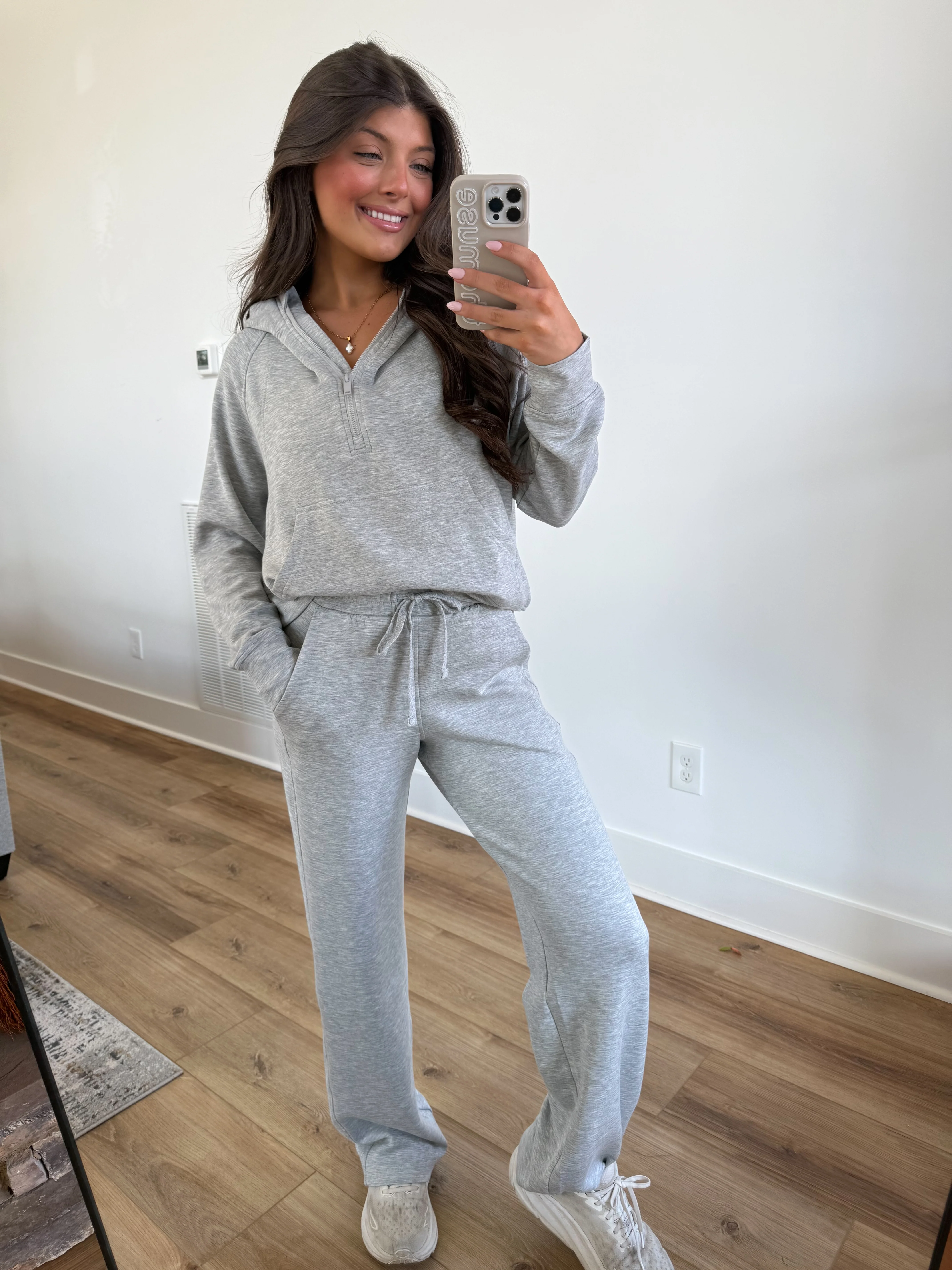 Butter Luxe Lounge Hoodie Set (Grey) - Image 2