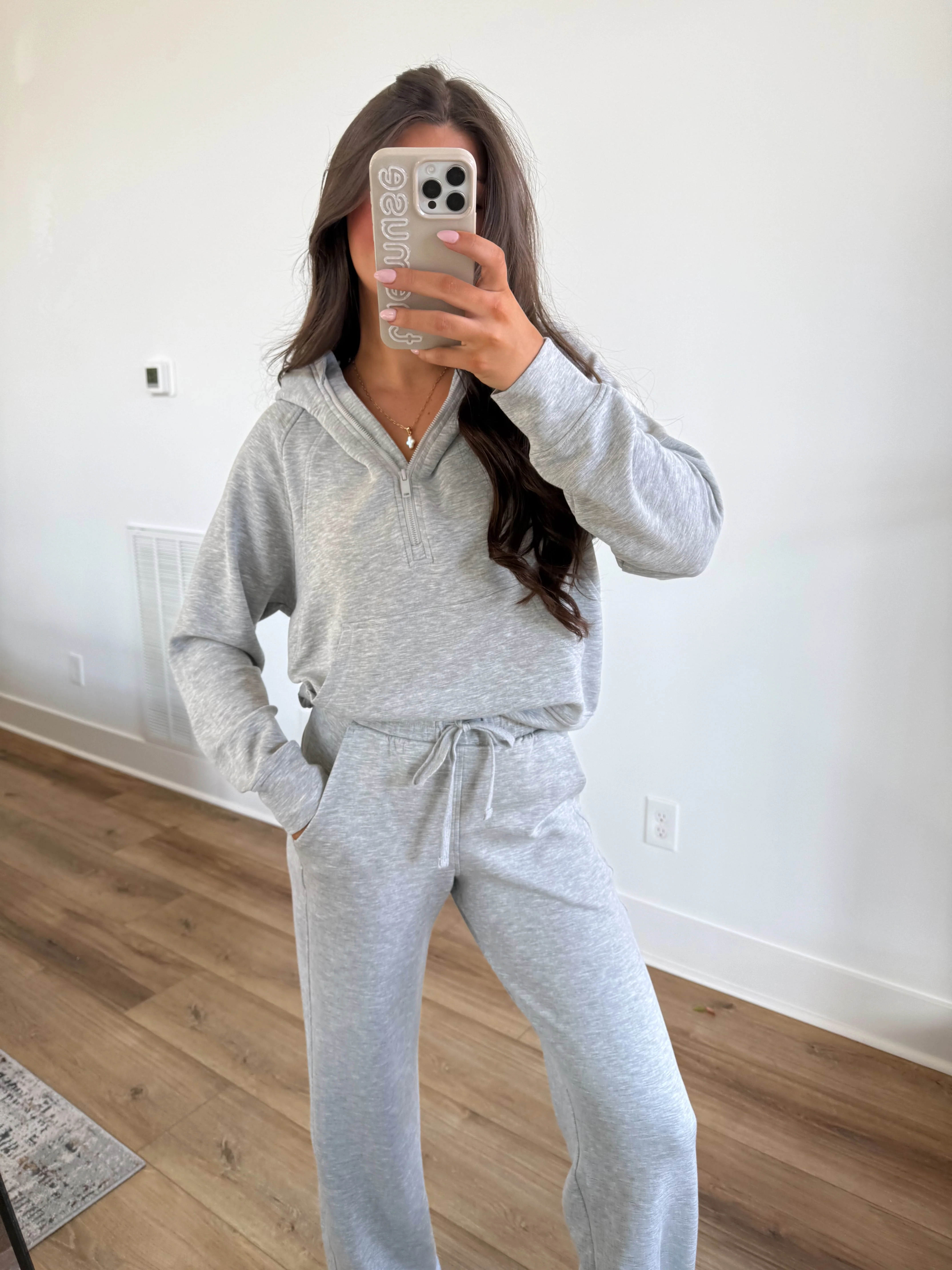 Butter Luxe Lounge Hoodie Set (Grey) - Image 4