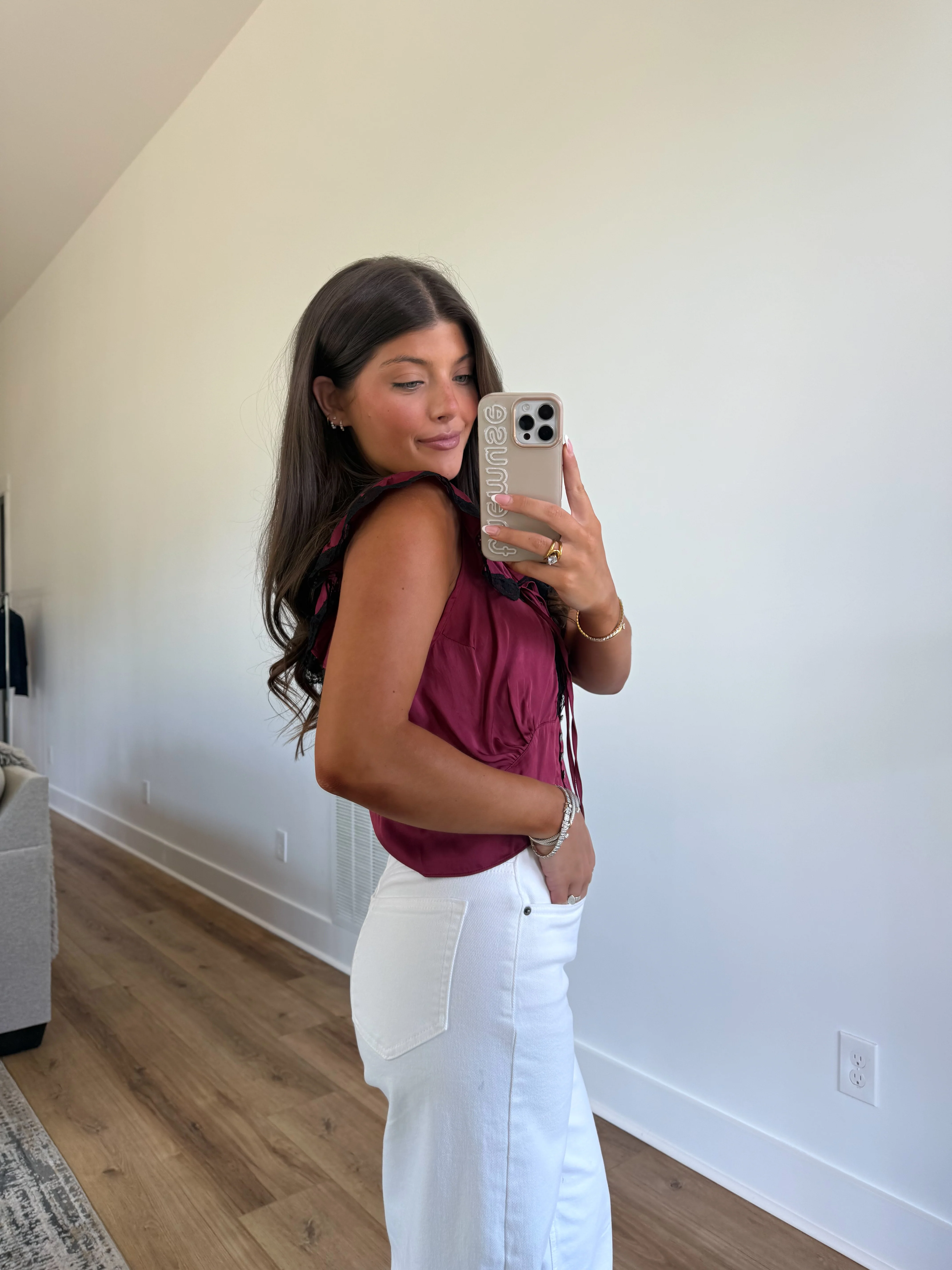 Cabernet Lace Top - Image 3