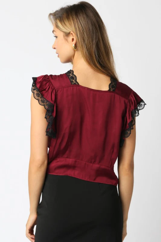 Cabernet Lace Top - Image 10