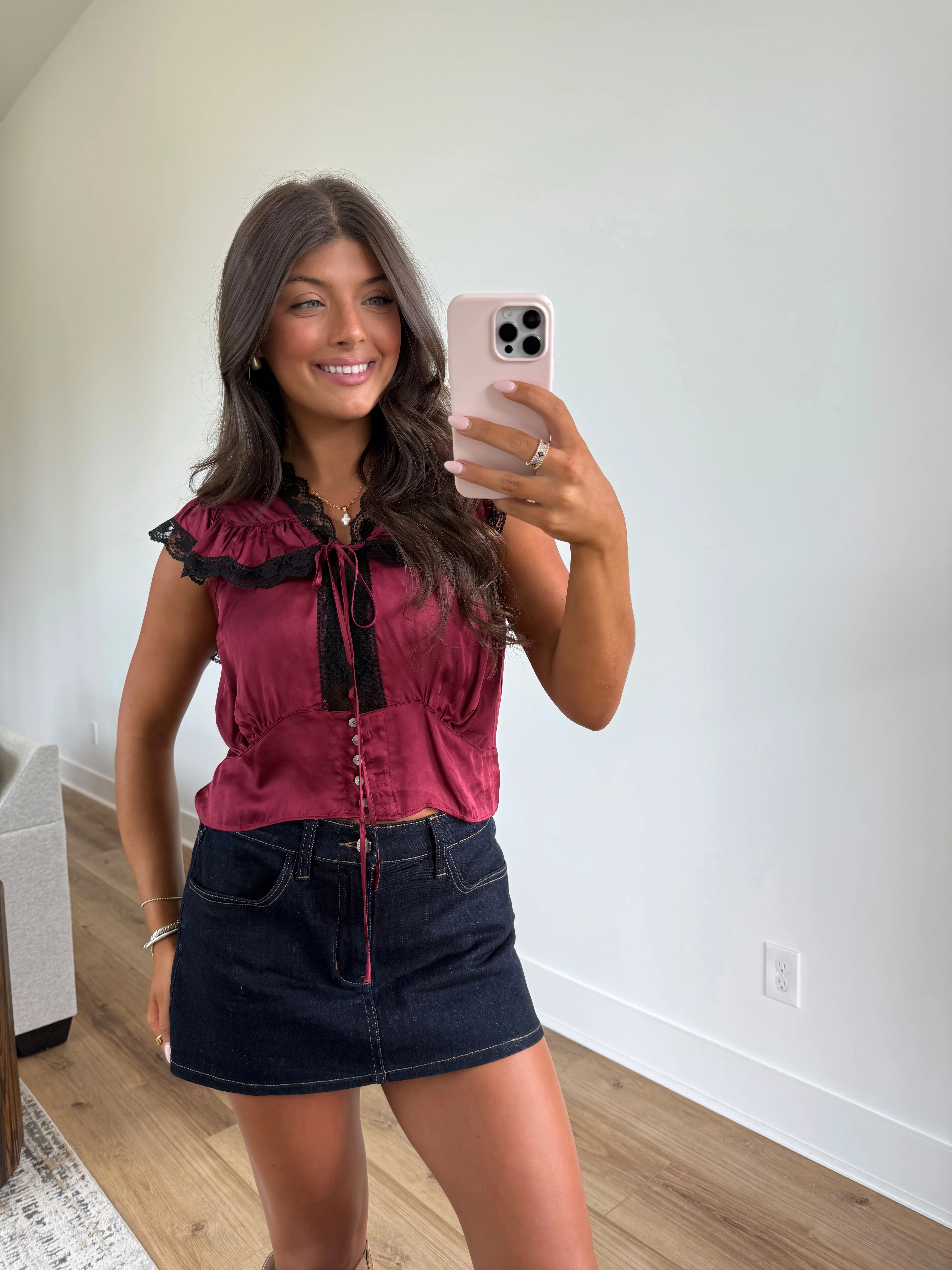 Cabernet Lace Top - Image 4