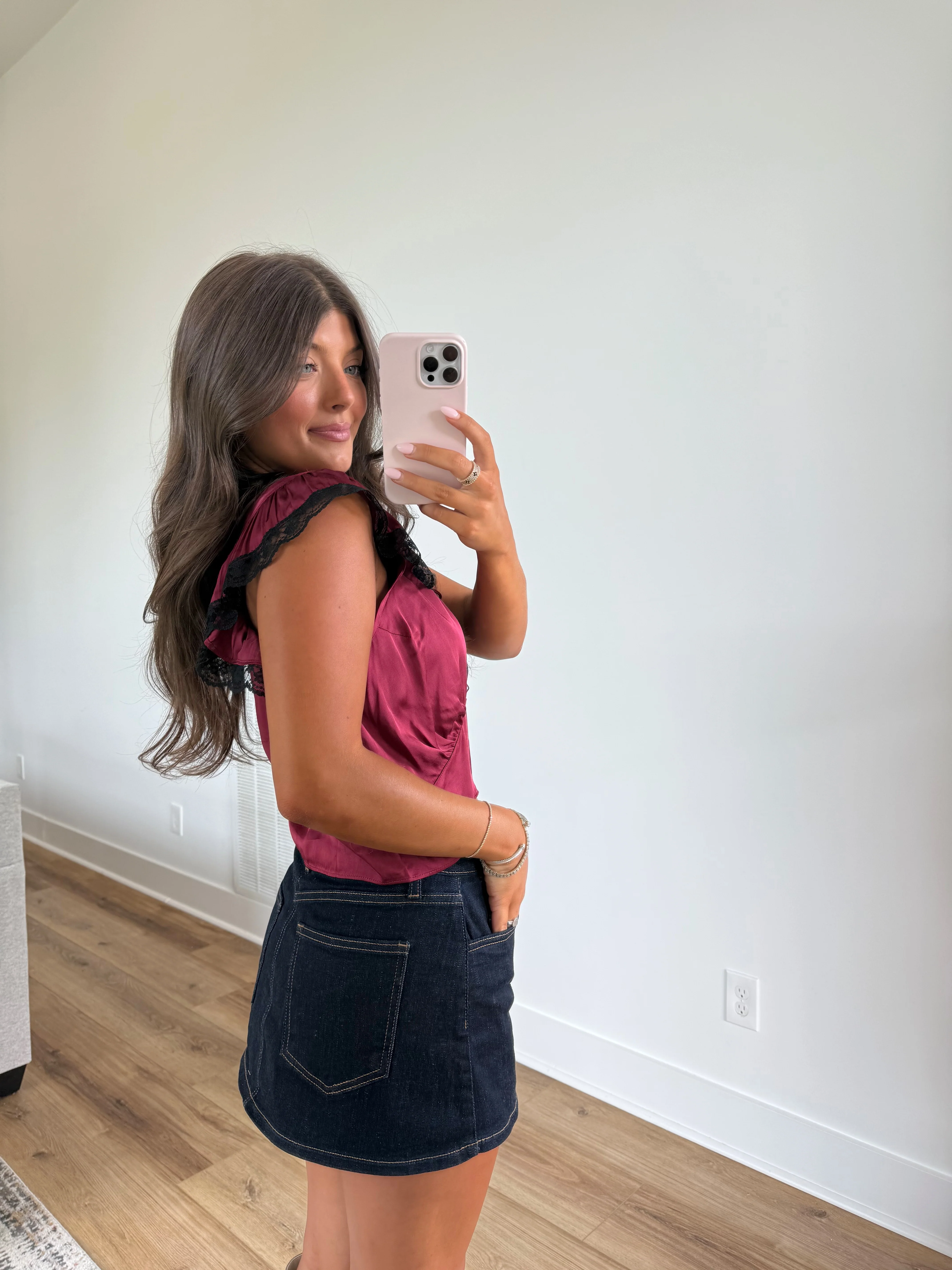Cabernet Lace Top - Image 7