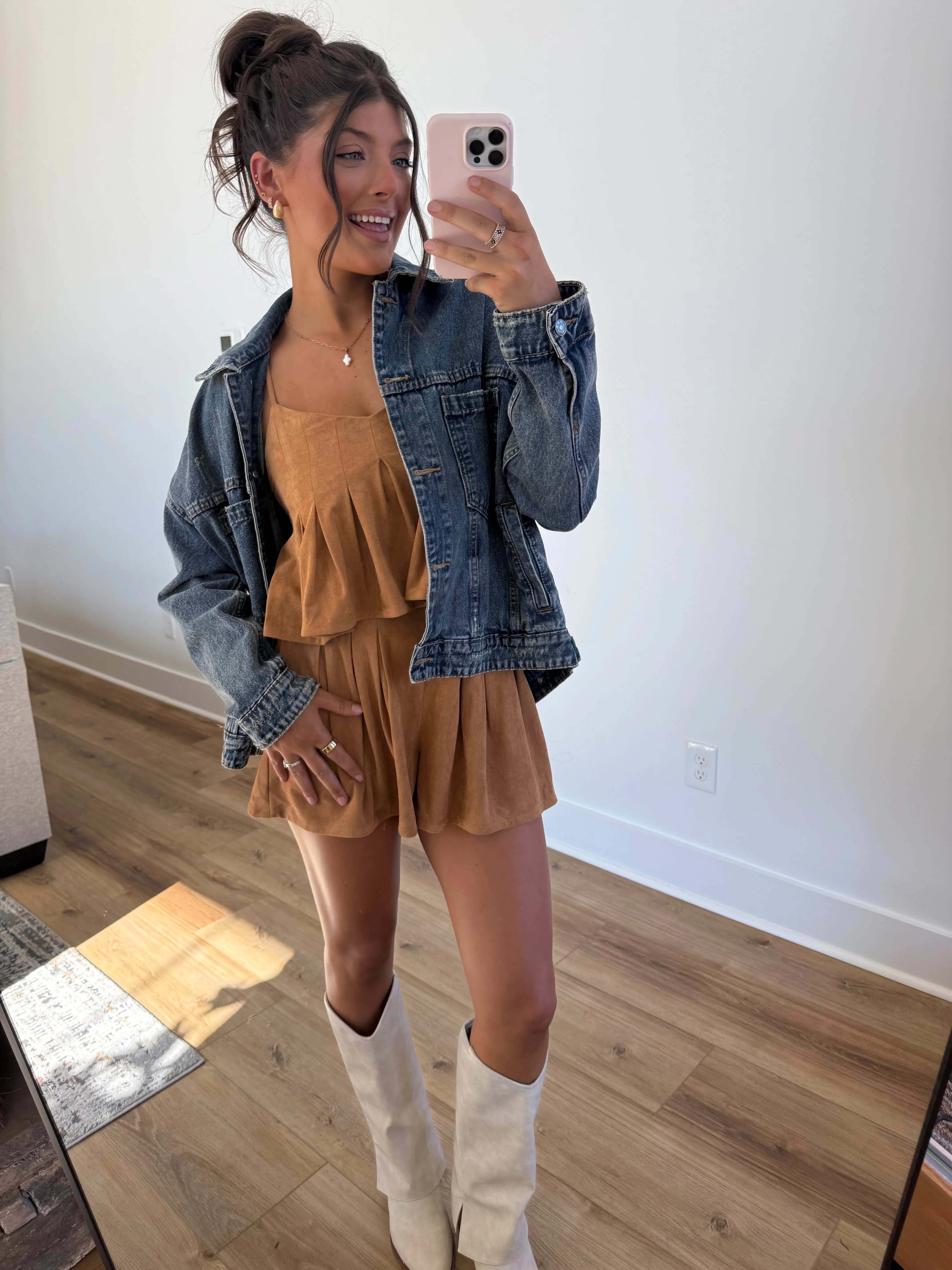 Caramel Suede Set - Image 2